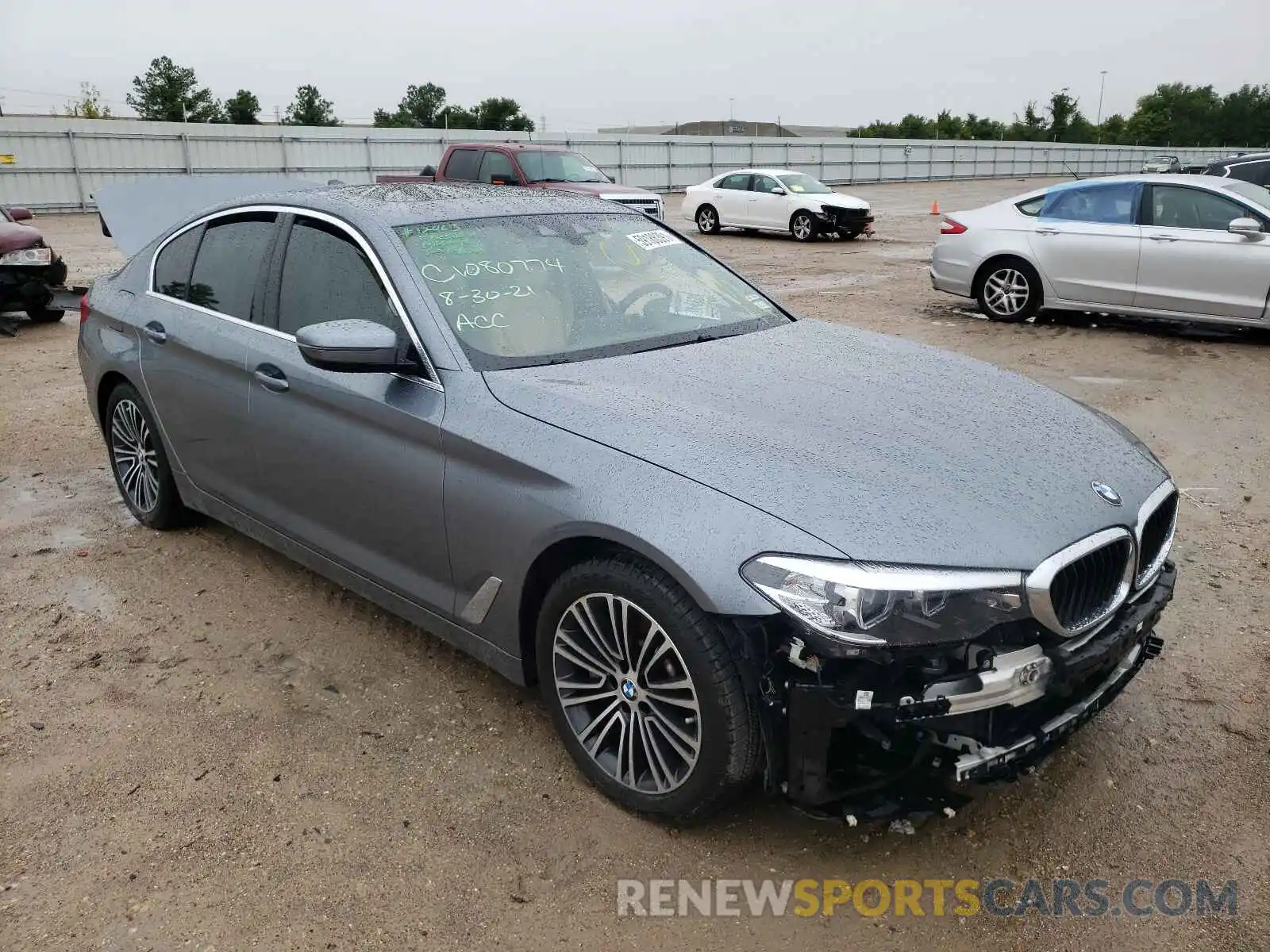 1 Photograph of a damaged car WBAJA5C51KBX86207 BMW 5 SERIES 2019