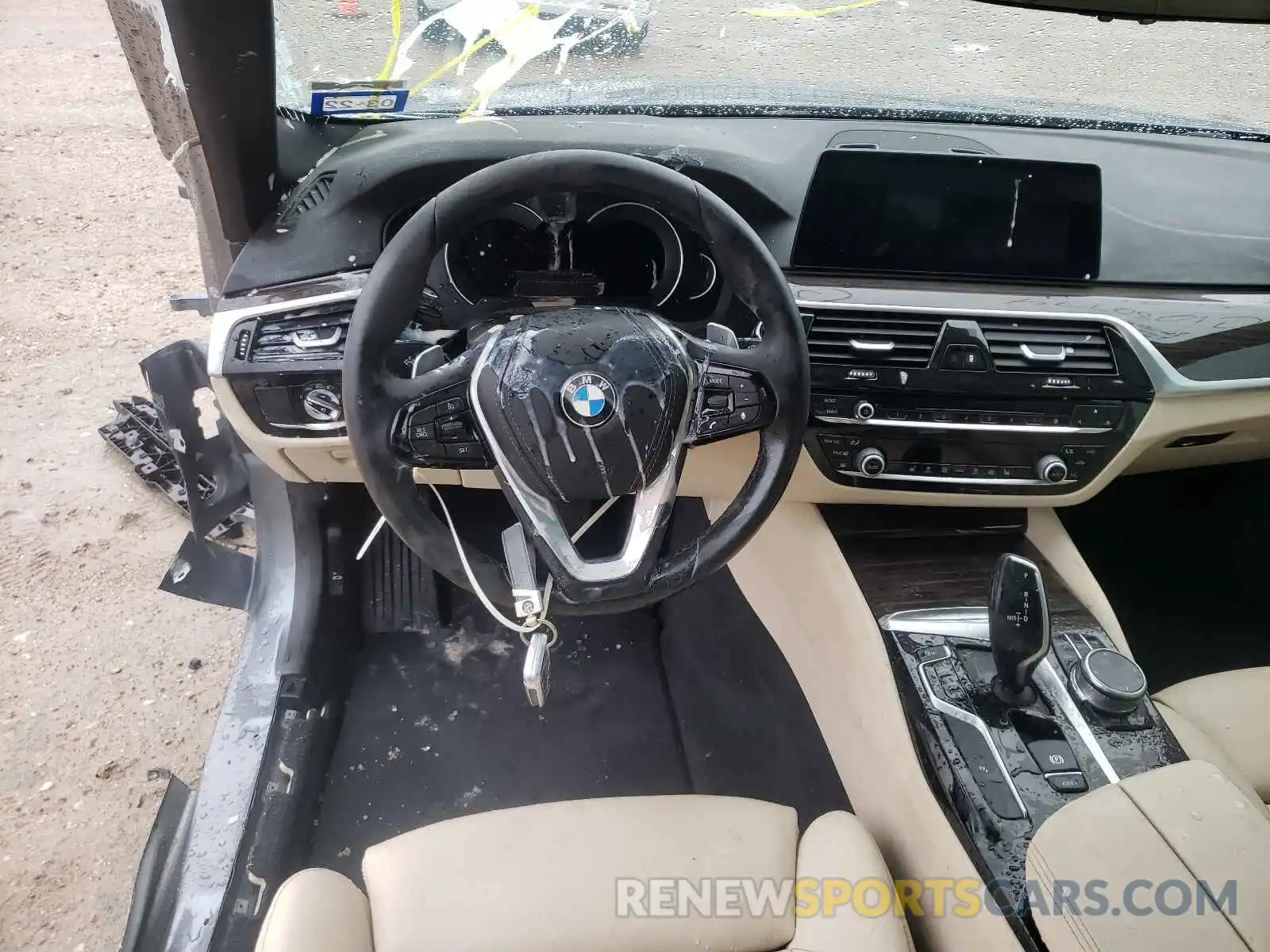 9 Photograph of a damaged car WBAJA5C51KBX86207 BMW 5 SERIES 2019