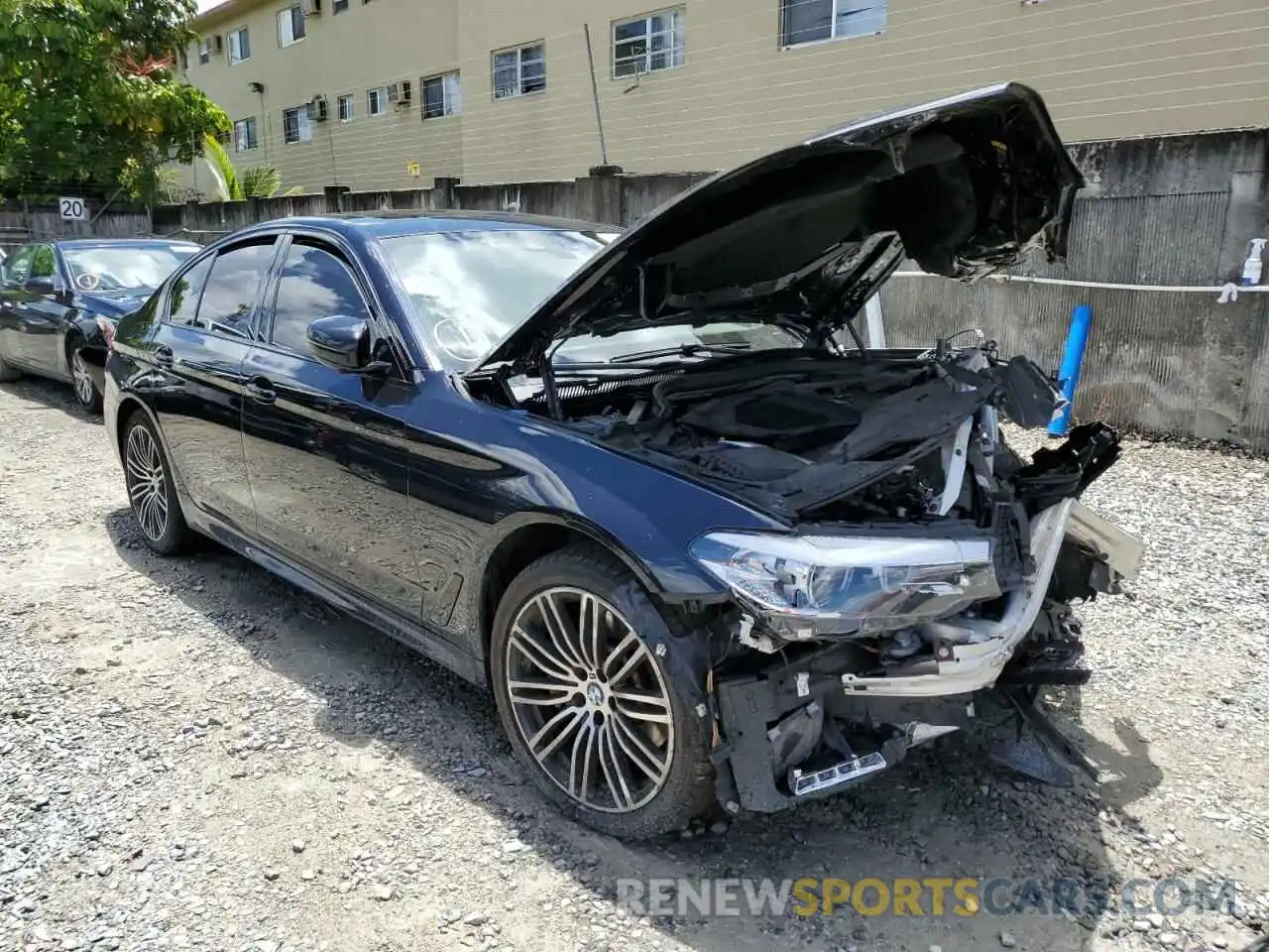 1 Photograph of a damaged car WBAJA5C51KBX86319 BMW 5 SERIES 2019