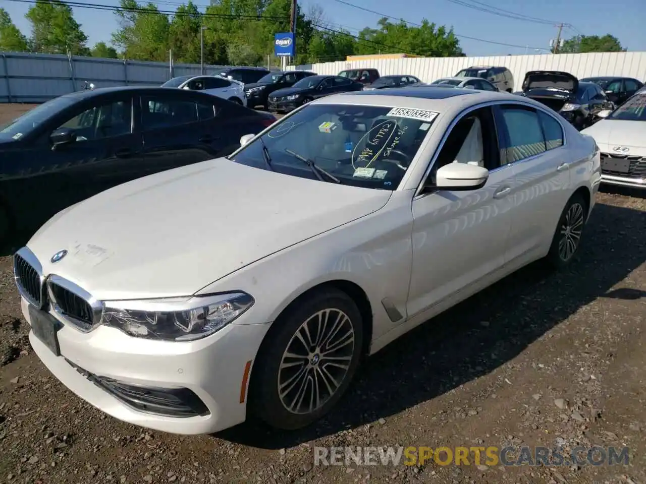 2 Photograph of a damaged car WBAJA5C51KBX86496 BMW 5 SERIES 2019