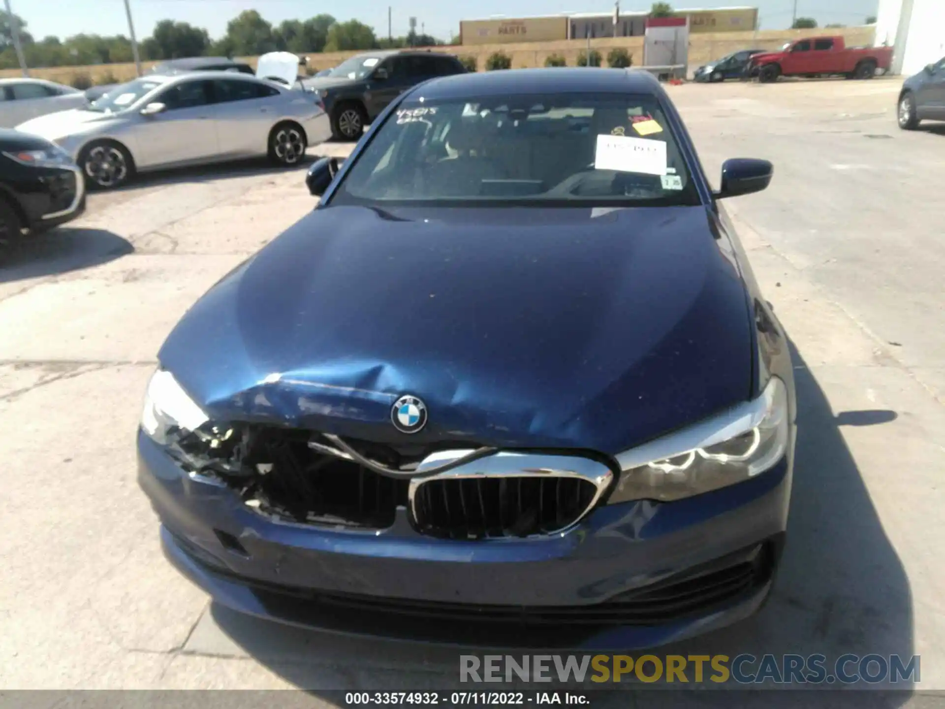 6 Photograph of a damaged car WBAJA5C51KBX86708 BMW 5 SERIES 2019