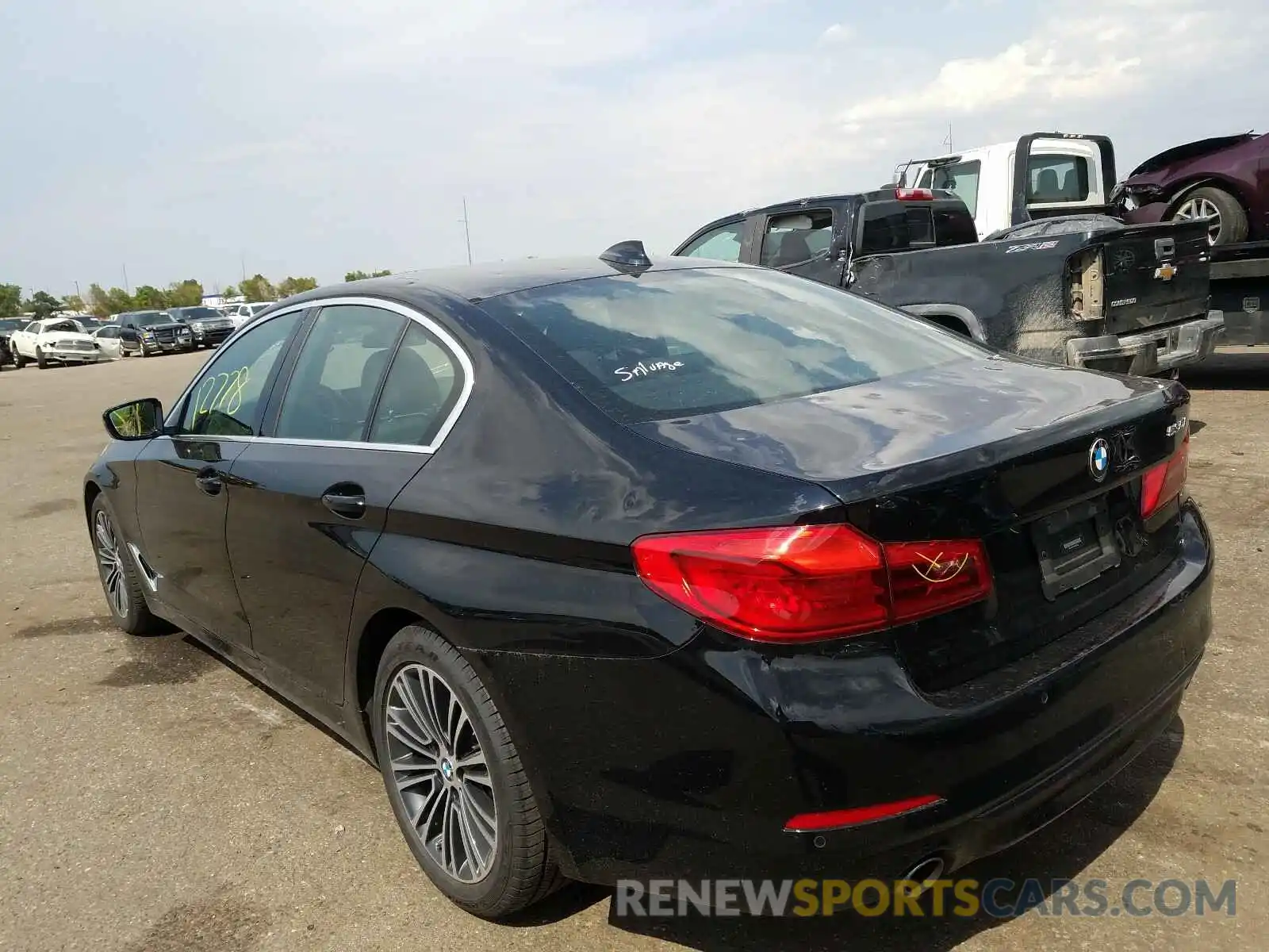 3 Photograph of a damaged car WBAJA5C51KBX87390 BMW 5 SERIES 2019