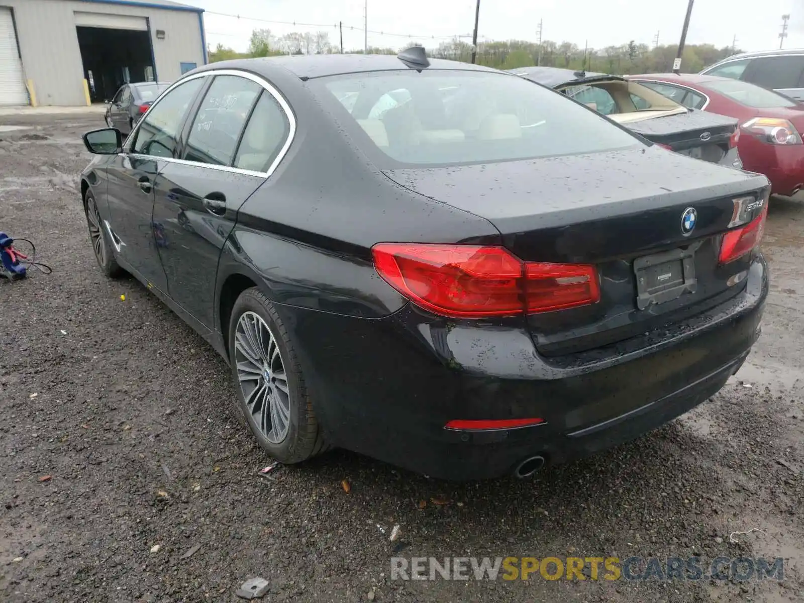 3 Фотография поврежденного автомобиля WBAJA5C51KBX87552 BMW 5 SERIES 2019