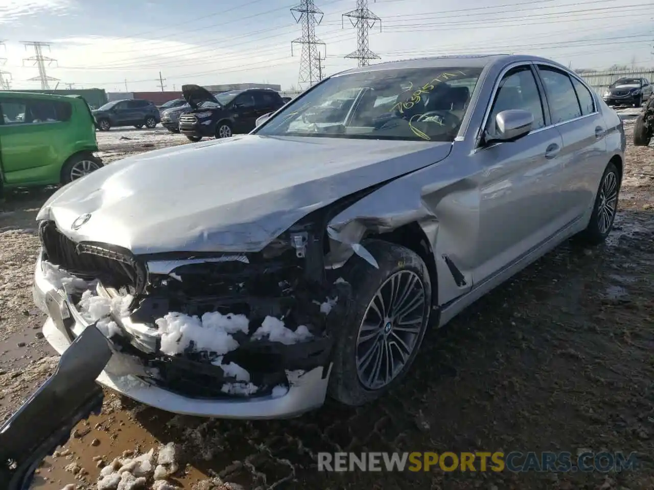 2 Photograph of a damaged car WBAJA5C51KBX87681 BMW 5 SERIES 2019