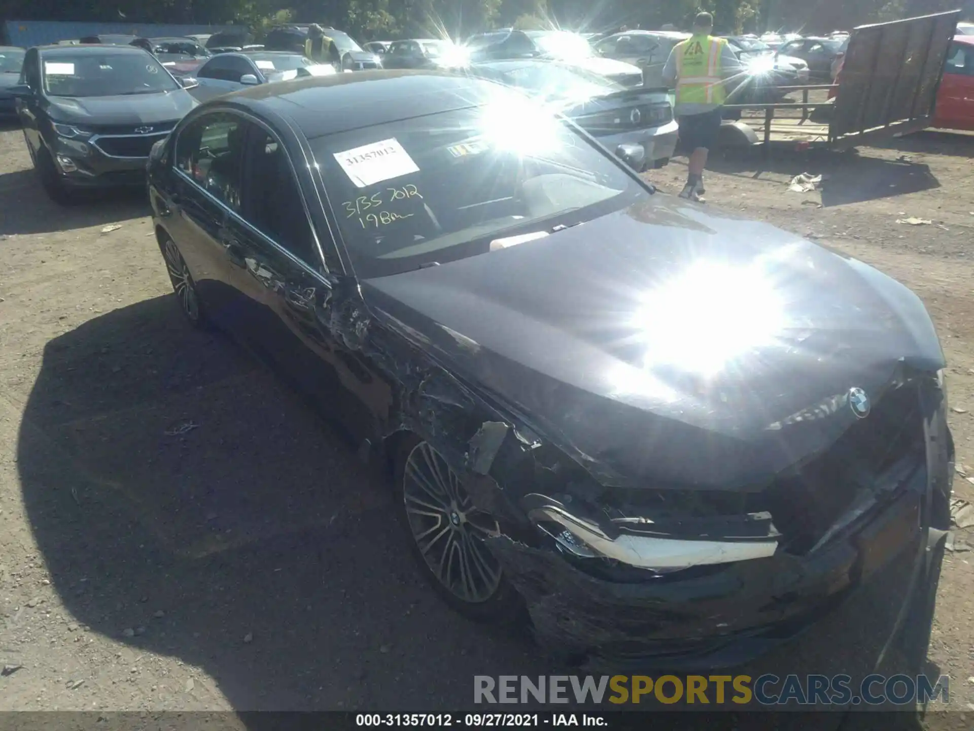 6 Photograph of a damaged car WBAJA5C51KBX87874 BMW 5 SERIES 2019