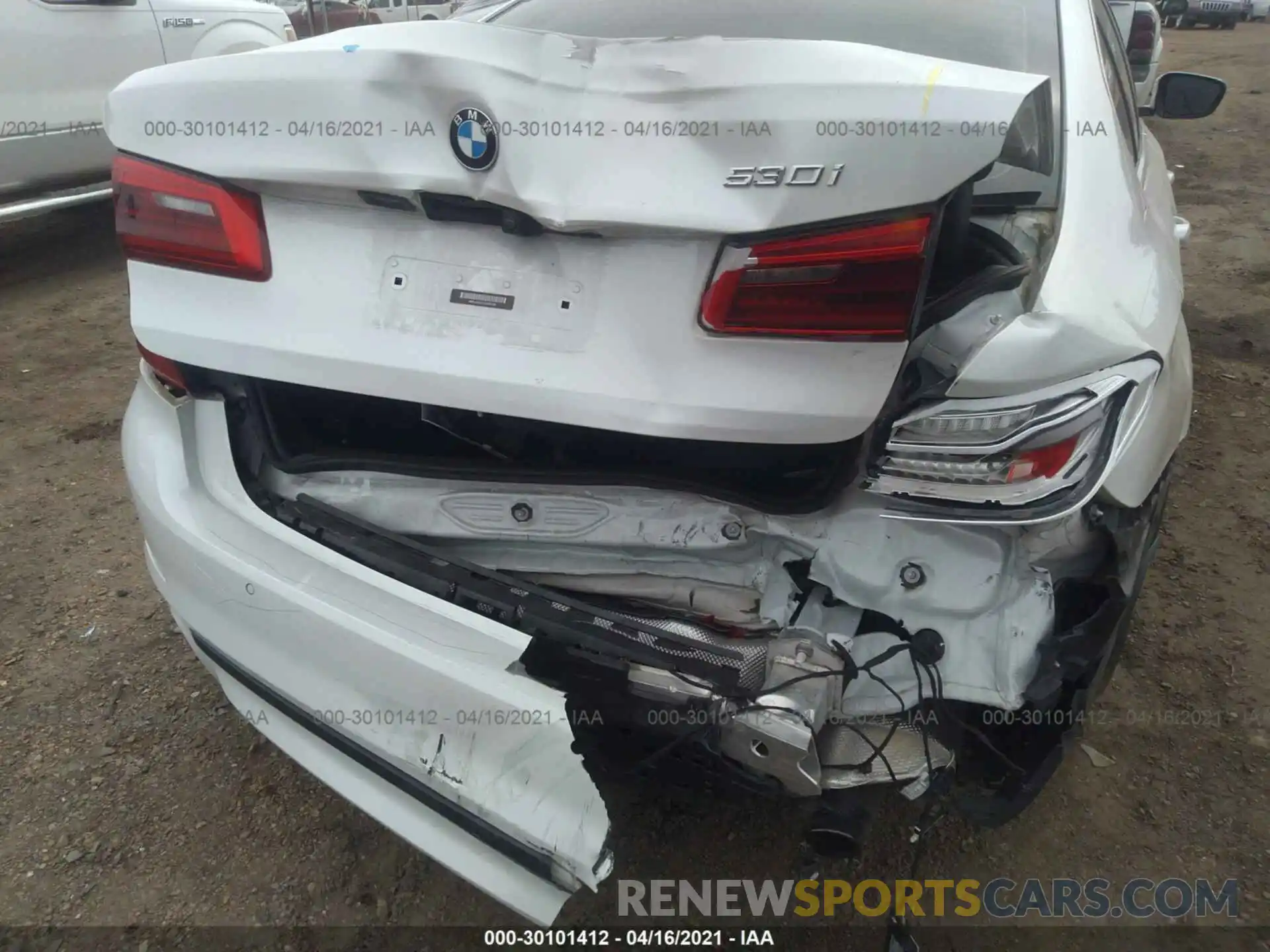 6 Photograph of a damaged car WBAJA5C51KBX88166 BMW 5 SERIES 2019