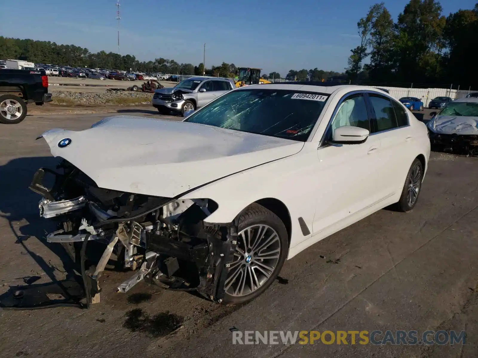 2 Photograph of a damaged car WBAJA5C51KWA57782 BMW 5 SERIES 2019