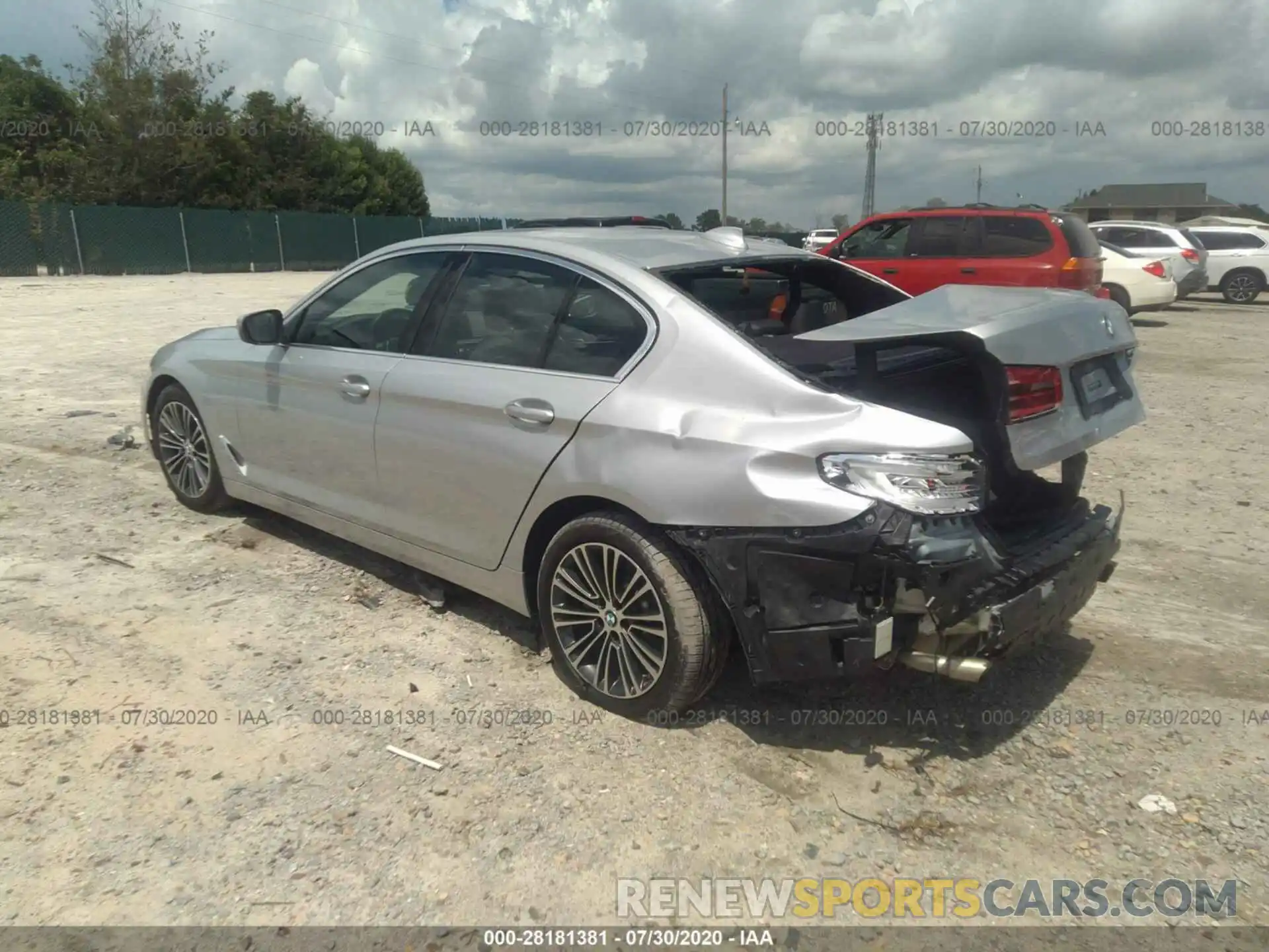 3 Photograph of a damaged car WBAJA5C51KWA57992 BMW 5 SERIES 2019