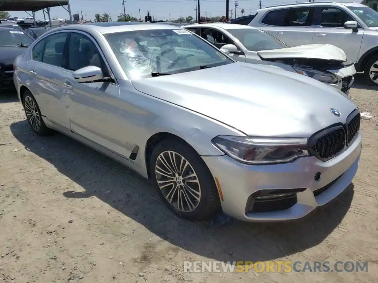 1 Photograph of a damaged car WBAJA5C51KWW22206 BMW 5 SERIES 2019