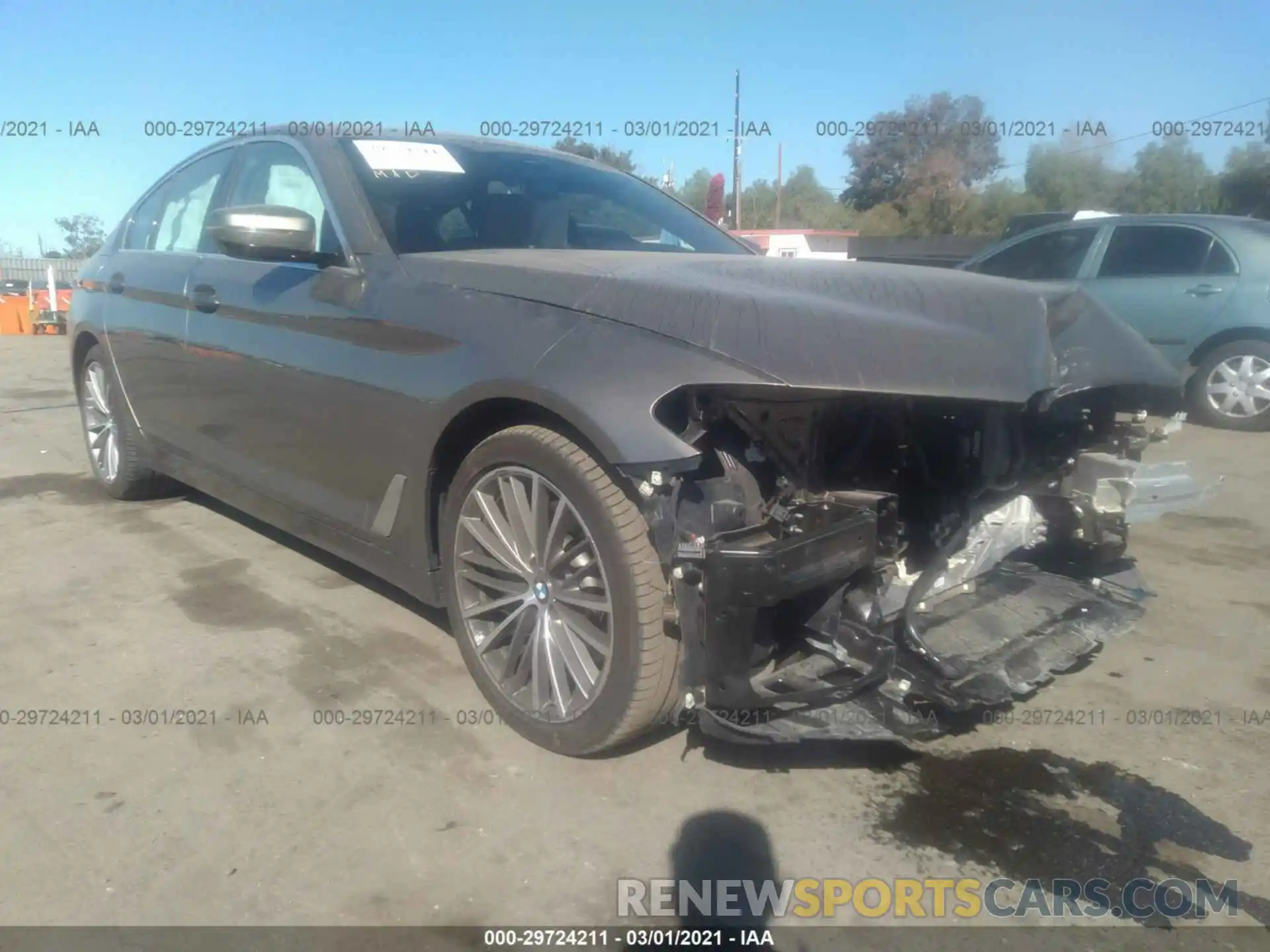 1 Photograph of a damaged car WBAJA5C52KBX46900 BMW 5 SERIES 2019