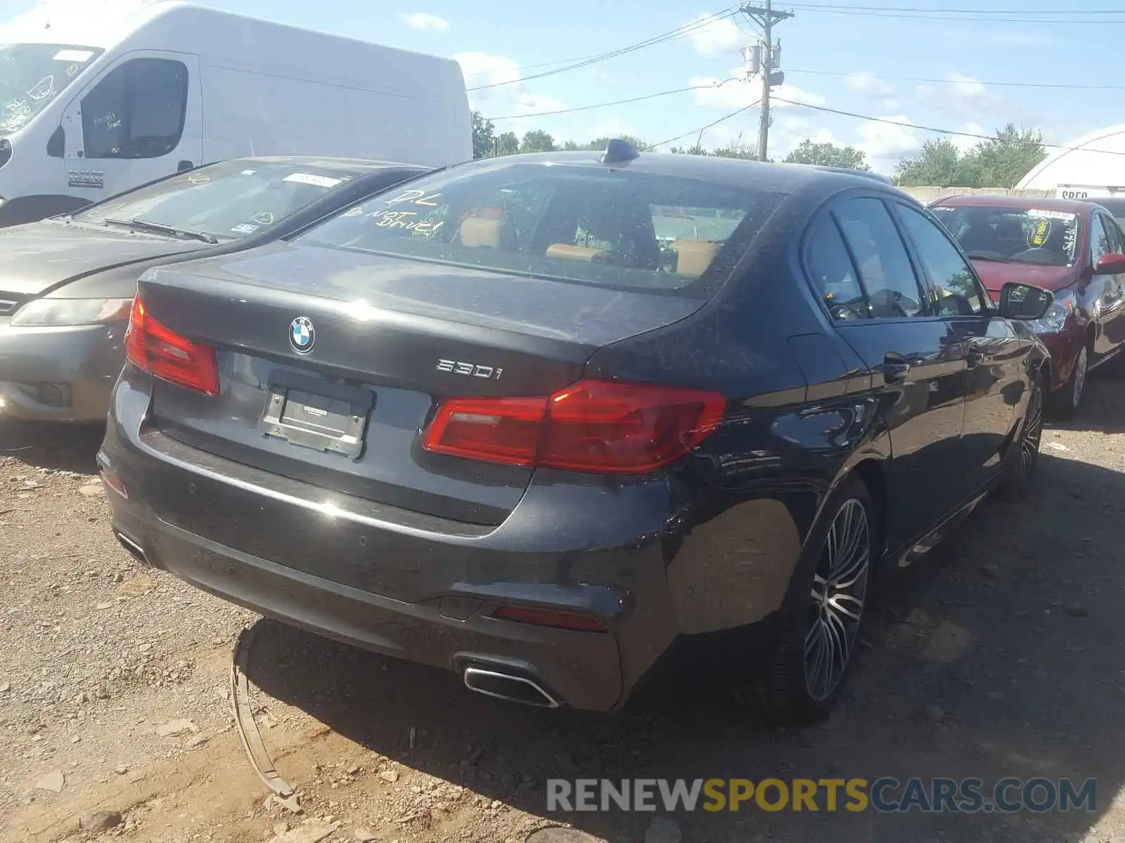 4 Photograph of a damaged car WBAJA5C52KBX86913 BMW 5 SERIES 2019