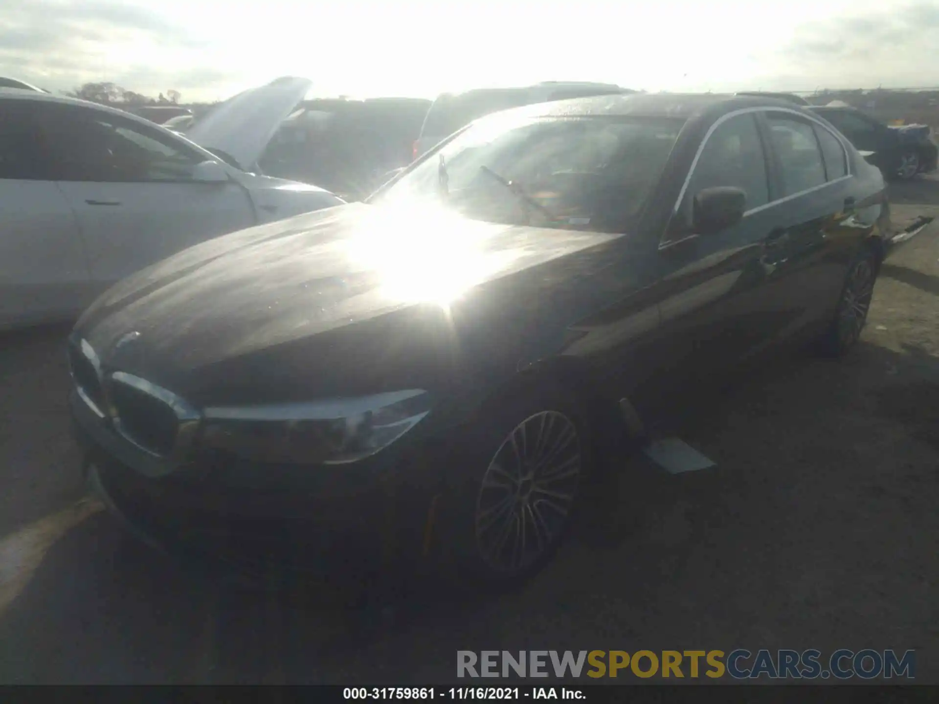 2 Photograph of a damaged car WBAJA5C52KBX86927 BMW 5 SERIES 2019