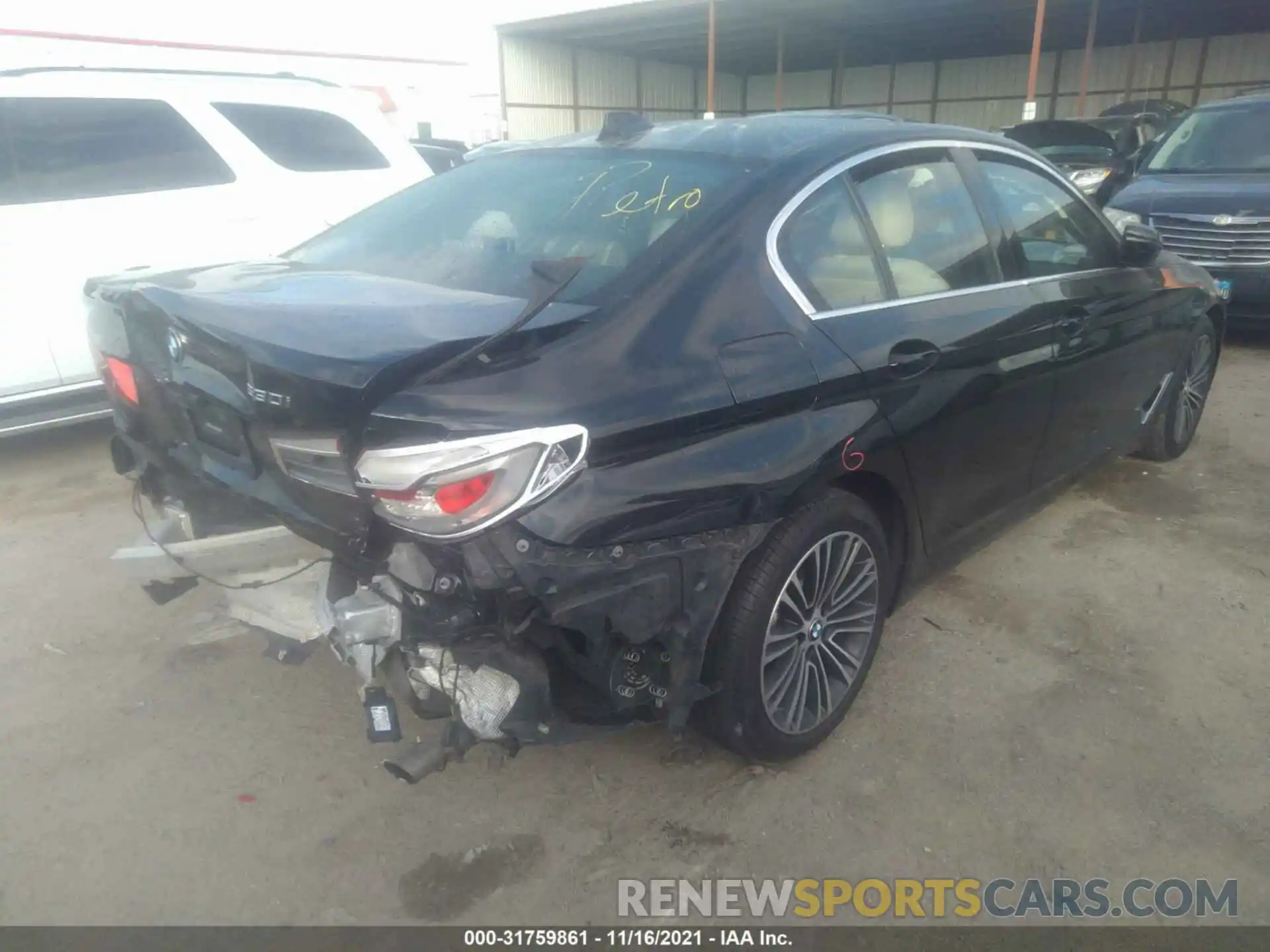 4 Photograph of a damaged car WBAJA5C52KBX86927 BMW 5 SERIES 2019