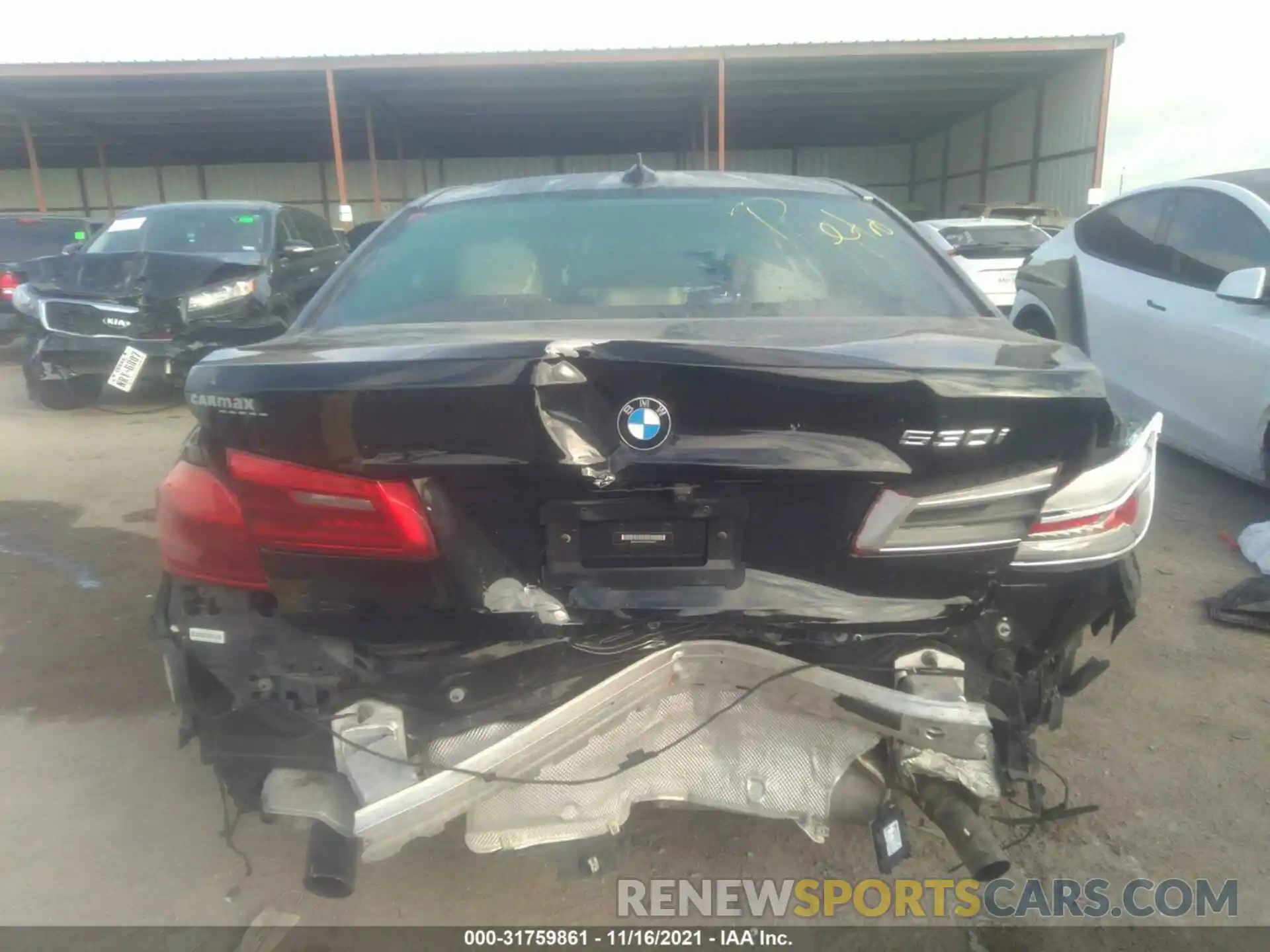 6 Photograph of a damaged car WBAJA5C52KBX86927 BMW 5 SERIES 2019