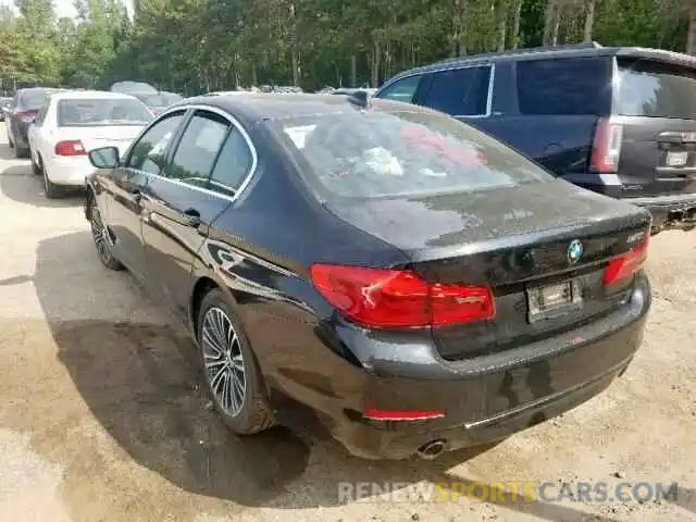 3 Фотография поврежденного автомобиля WBAJA5C52KBX86989 BMW 5 SERIES 2019