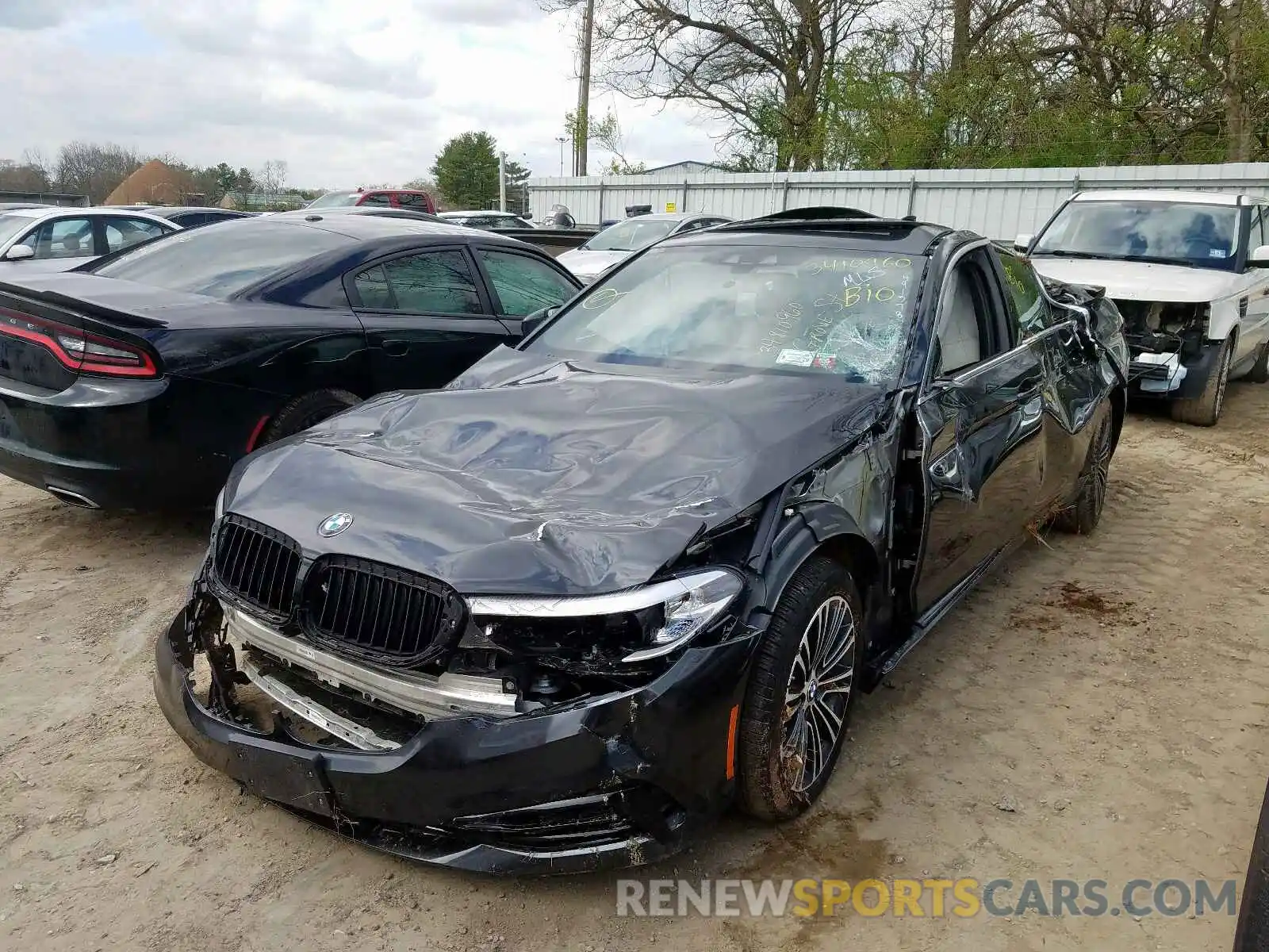 2 Photograph of a damaged car WBAJA5C52KBX87026 BMW 5 SERIES 2019