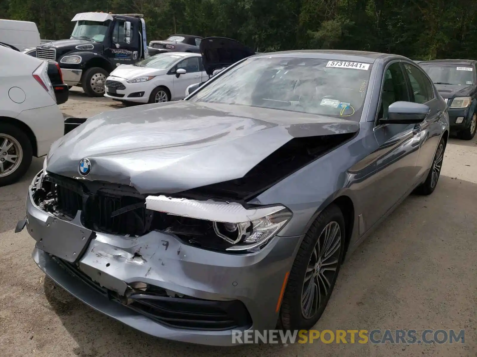 2 Photograph of a damaged car WBAJA5C52KBX87169 BMW 5 SERIES 2019