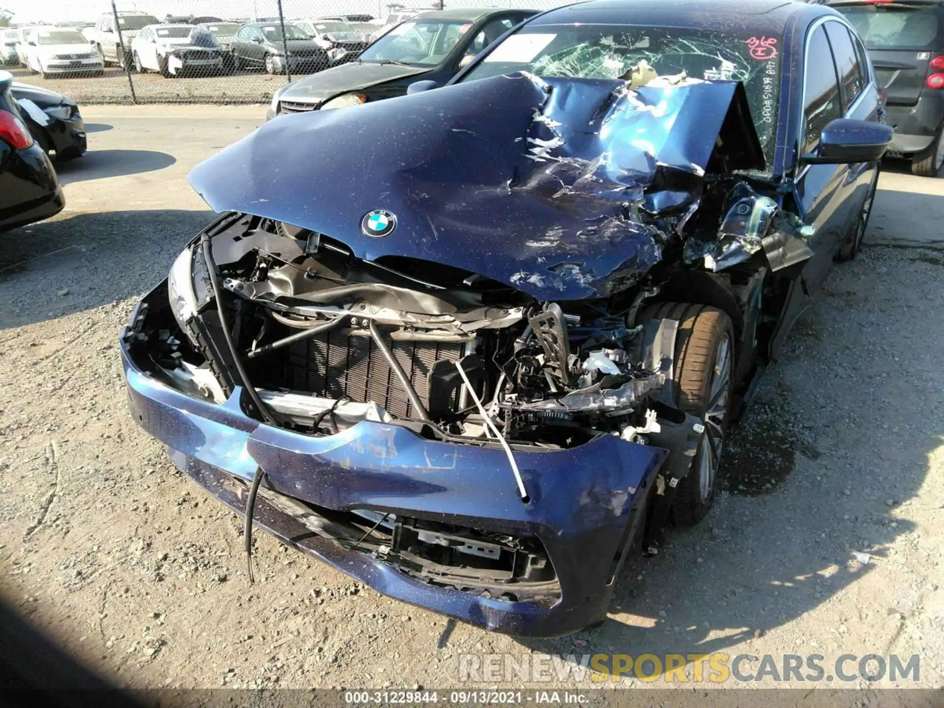 6 Photograph of a damaged car WBAJA5C52KBX87317 BMW 5 SERIES 2019