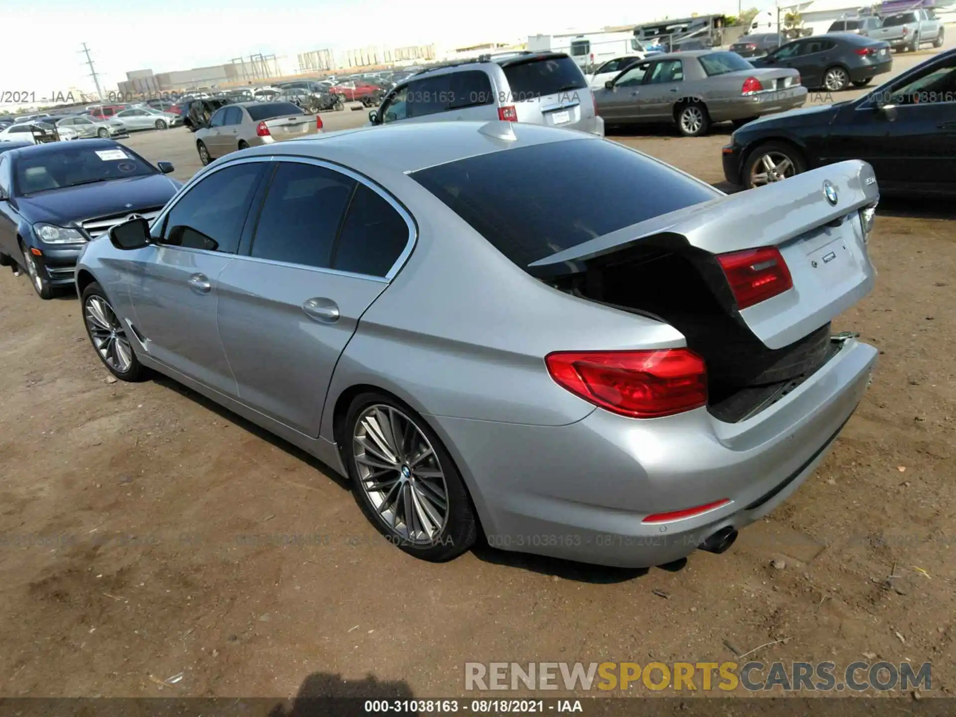 3 Photograph of a damaged car WBAJA5C52KBX87429 BMW 5 SERIES 2019