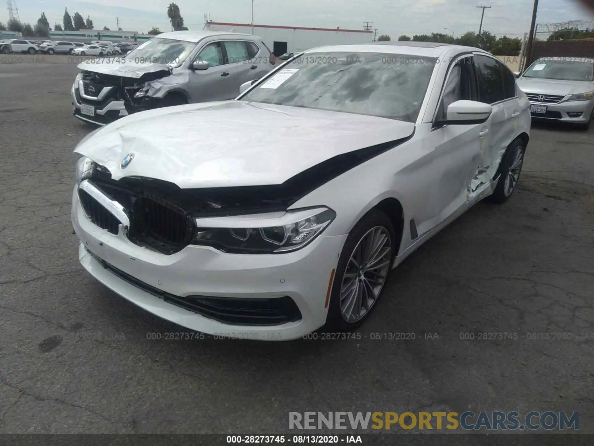 2 Photograph of a damaged car WBAJA5C52KBX87432 BMW 5 SERIES 2019