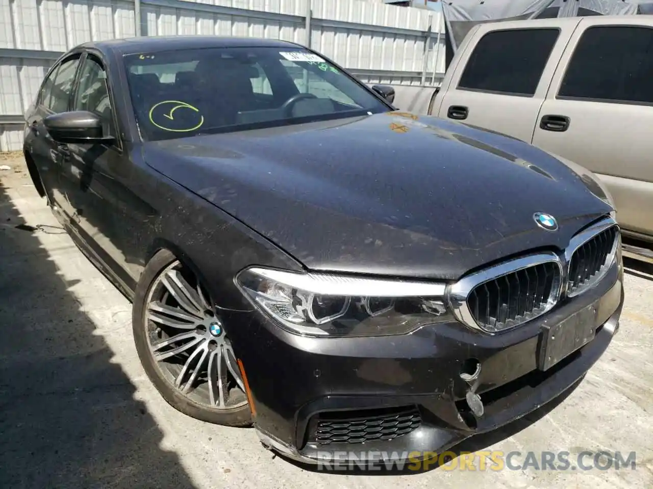 1 Photograph of a damaged car WBAJA5C52KBX88046 BMW 5 SERIES 2019