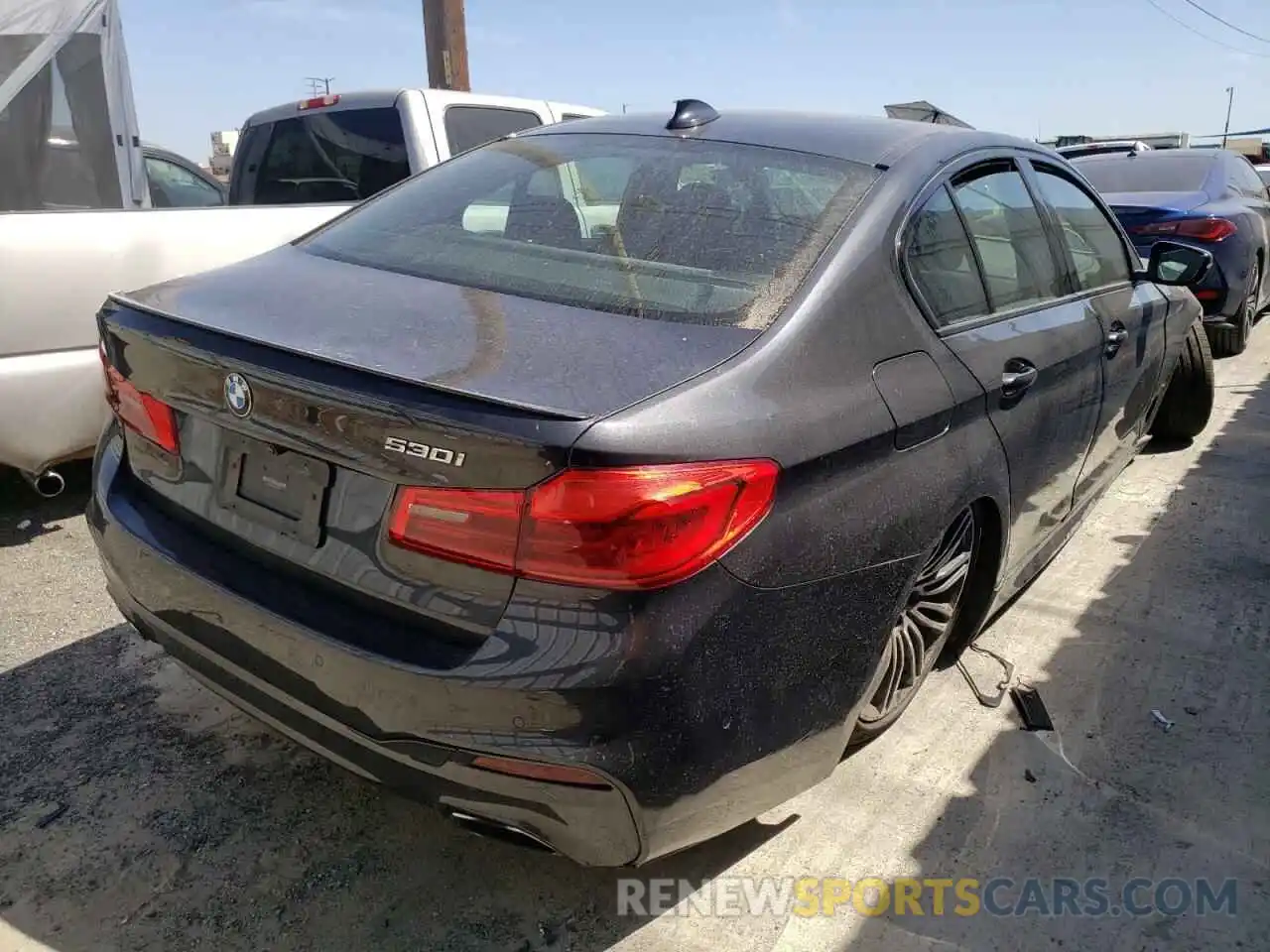 4 Фотография поврежденного автомобиля WBAJA5C52KBX88046 BMW 5 SERIES 2019