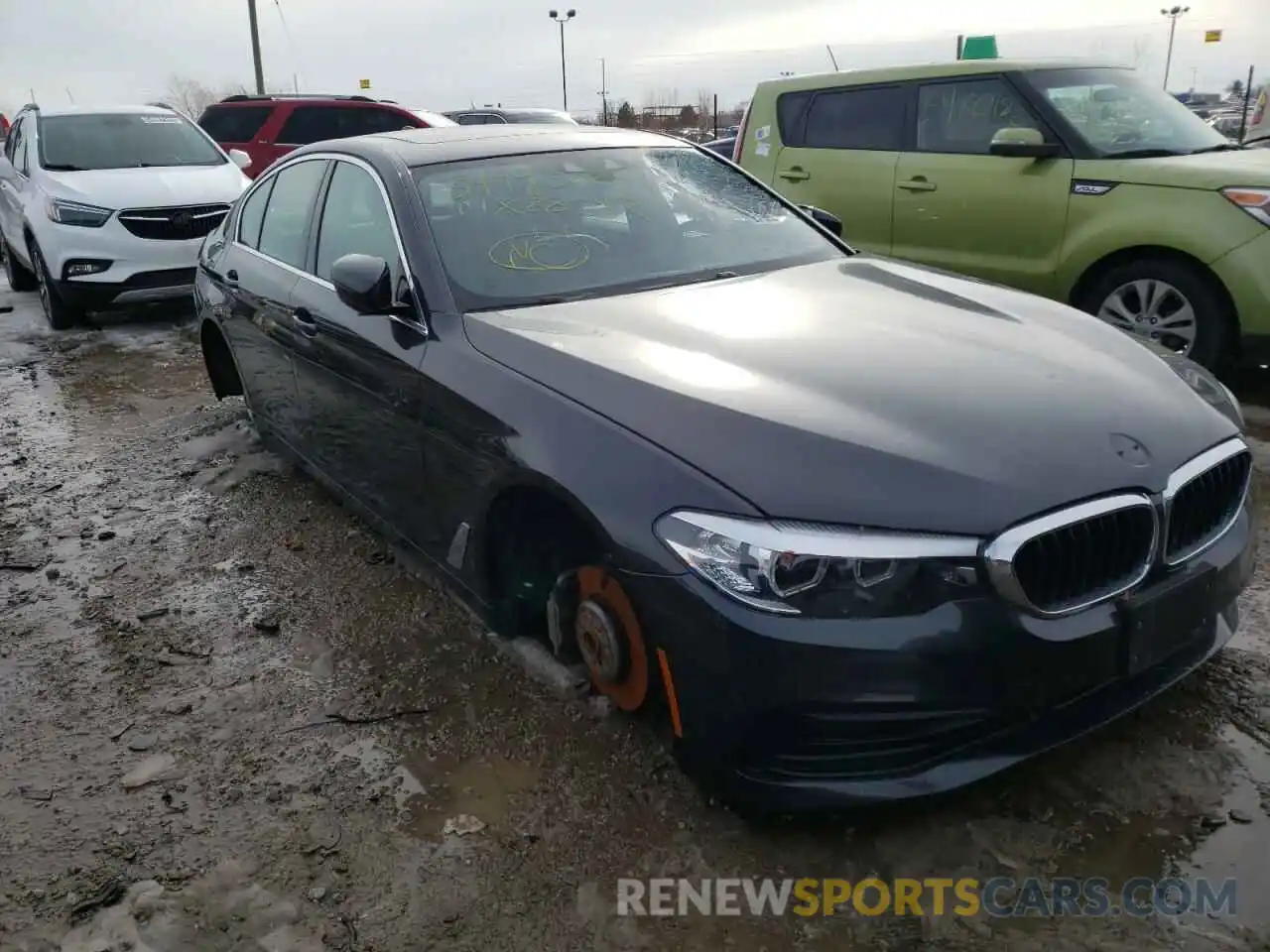 1 Фотография поврежденного автомобиля WBAJA5C52KBX88242 BMW 5 SERIES 2019