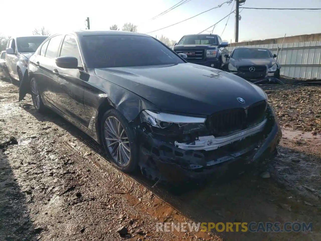 1 Фотография поврежденного автомобиля WBAJA5C52KG901092 BMW 5 SERIES 2019