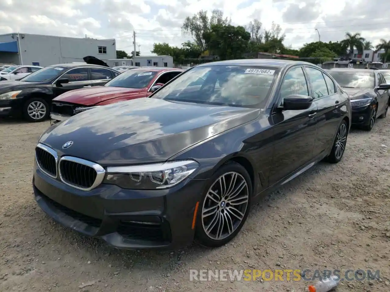 2 Photograph of a damaged car WBAJA5C52KWA57807 BMW 5 SERIES 2019