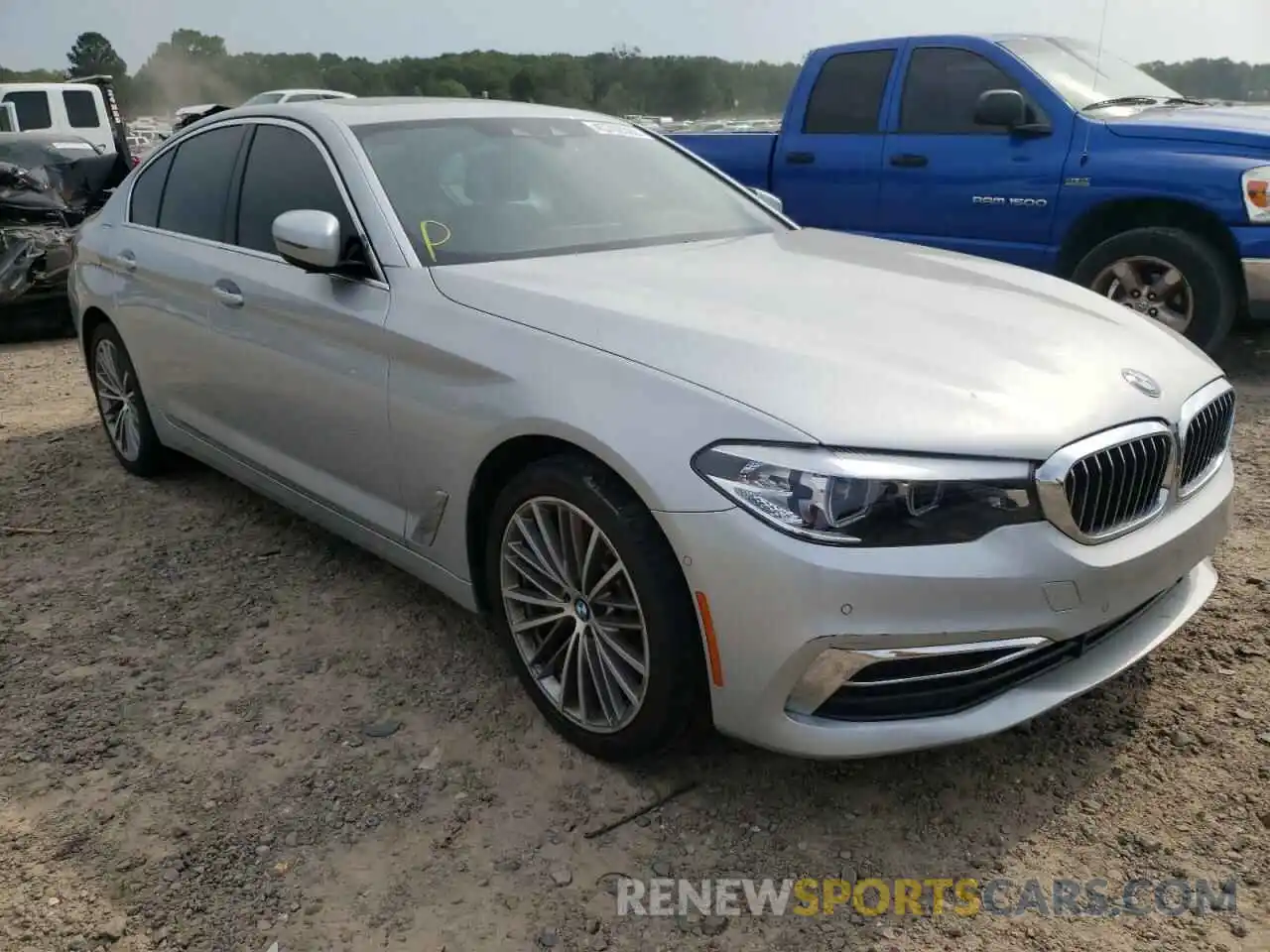 1 Photograph of a damaged car WBAJA5C52KWW04376 BMW 5 SERIES 2019