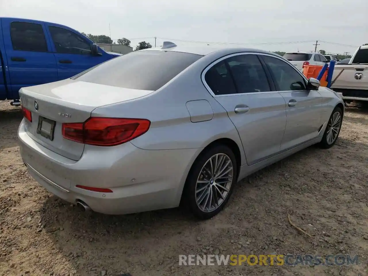 4 Фотография поврежденного автомобиля WBAJA5C52KWW04376 BMW 5 SERIES 2019