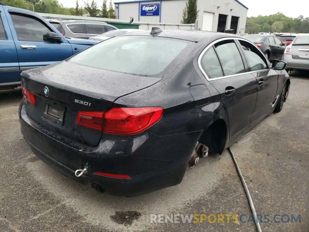 4 Photograph of a damaged car WBAJA5C52KWW07696 BMW 5 SERIES 2019