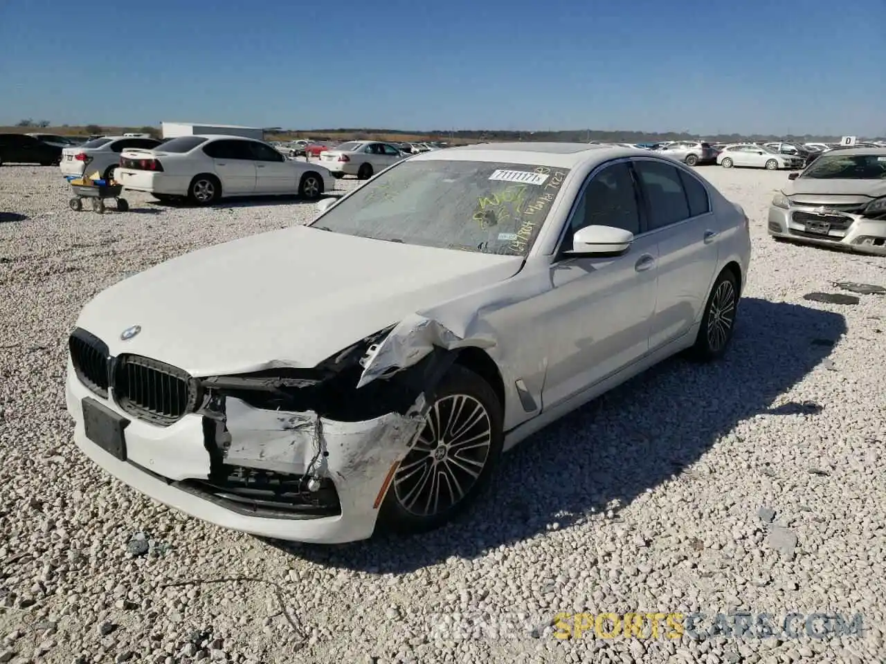 9 Photograph of a damaged car WBAJA5C52KWW07827 BMW 5 SERIES 2019