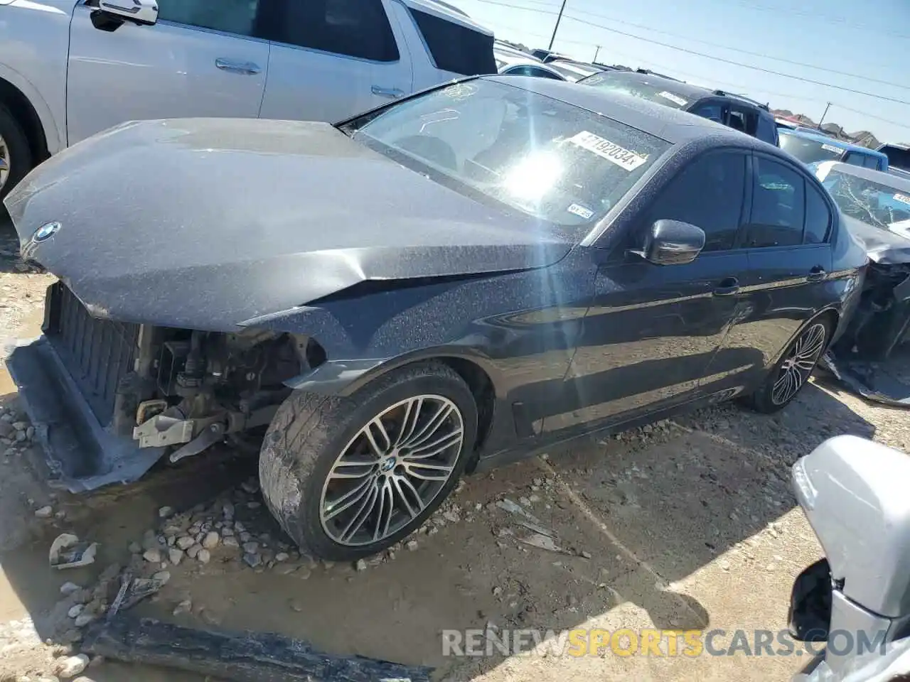 1 Photograph of a damaged car WBAJA5C52KWW11005 BMW 5 SERIES 2019