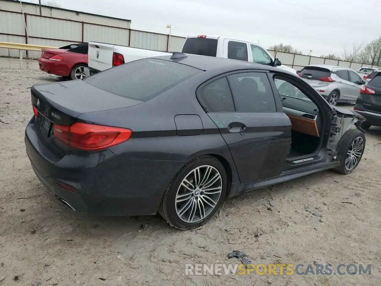 3 Photograph of a damaged car WBAJA5C52KWW11005 BMW 5 SERIES 2019