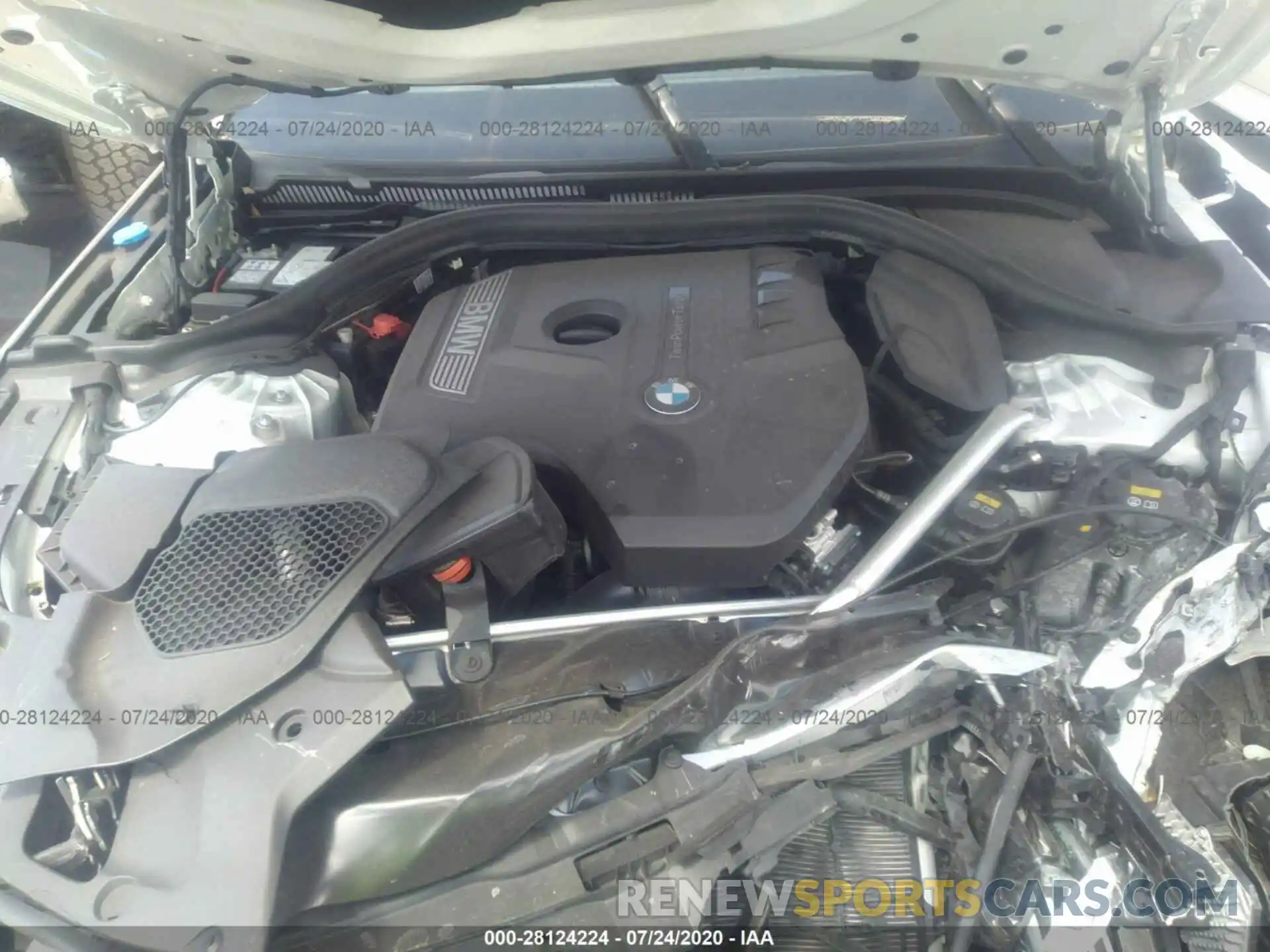 10 Фотография поврежденного автомобиля WBAJA5C52KWW11277 BMW 5 SERIES 2019