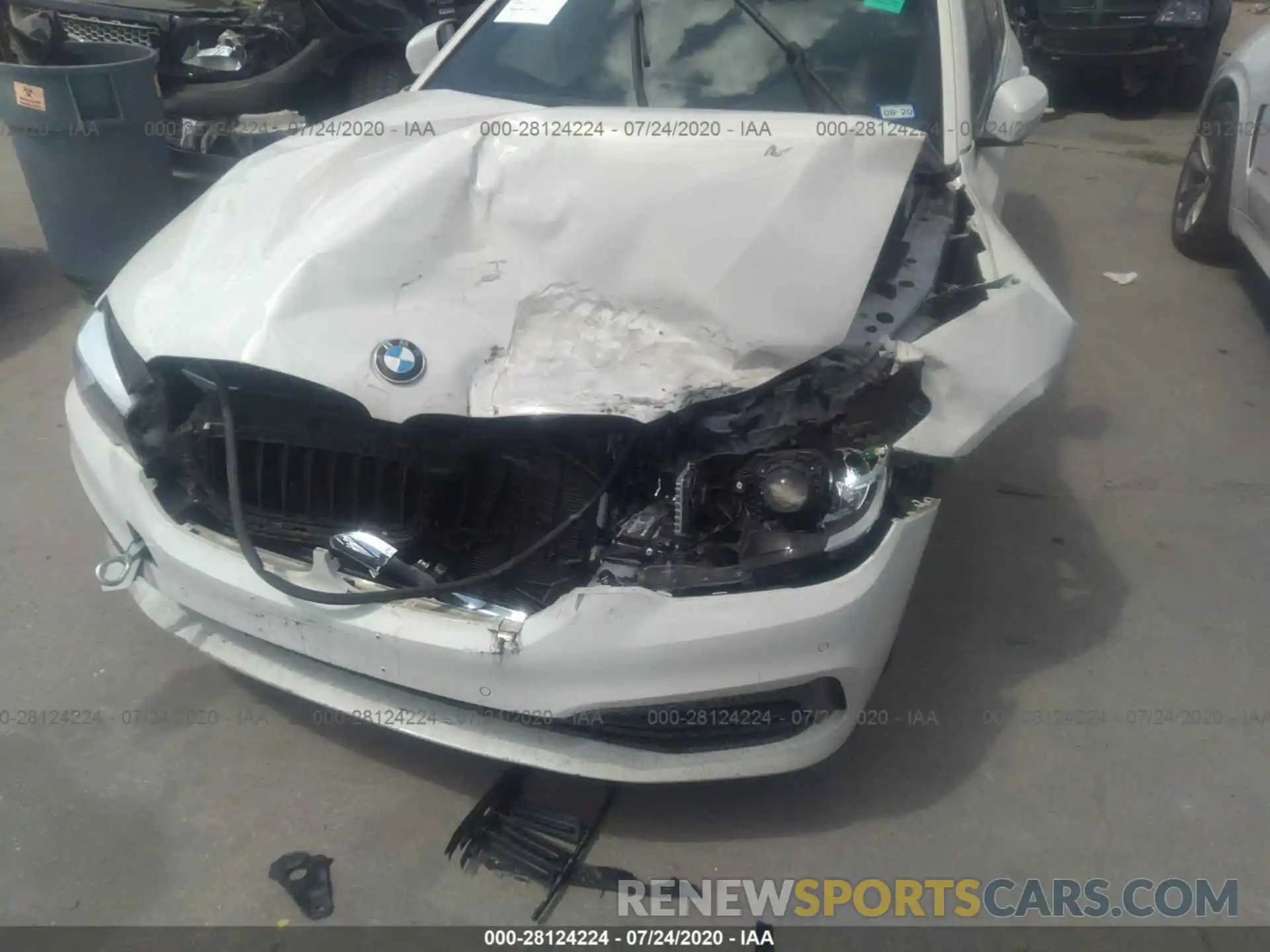 6 Фотография поврежденного автомобиля WBAJA5C52KWW11277 BMW 5 SERIES 2019