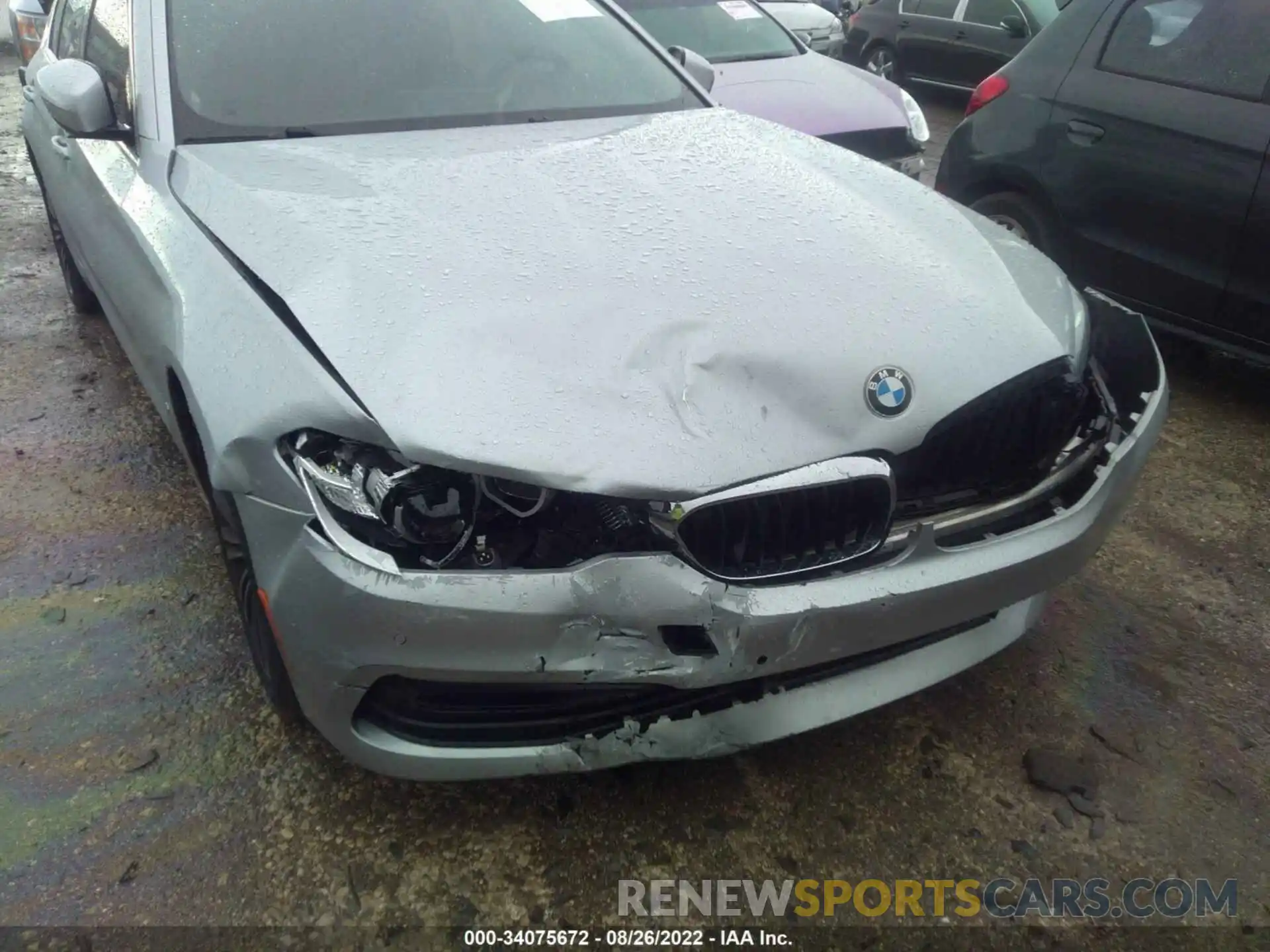 6 Photograph of a damaged car WBAJA5C52KWW13756 BMW 5 SERIES 2019