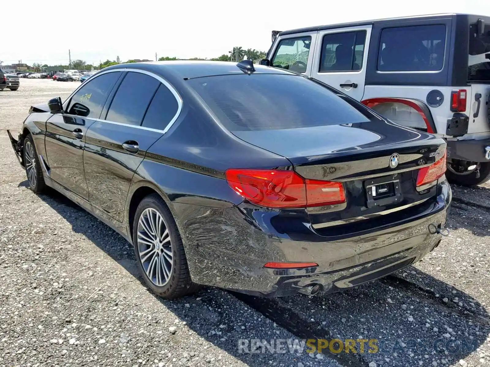 3 Photograph of a damaged car WBAJA5C52KWW23896 BMW 5 SERIES 2019