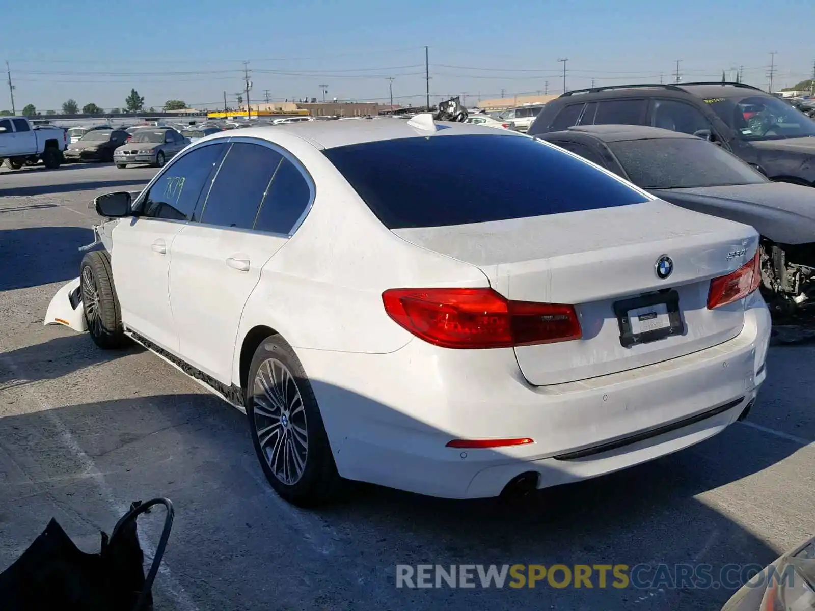 3 Photograph of a damaged car WBAJA5C52KWW25969 BMW 5 SERIES 2019