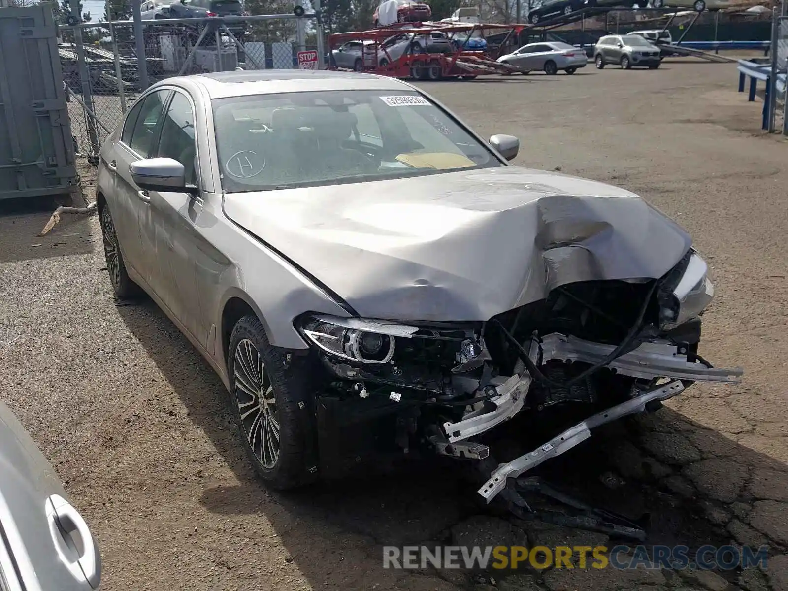 1 Photograph of a damaged car WBAJA5C52KWW43789 BMW 5 SERIES 2019