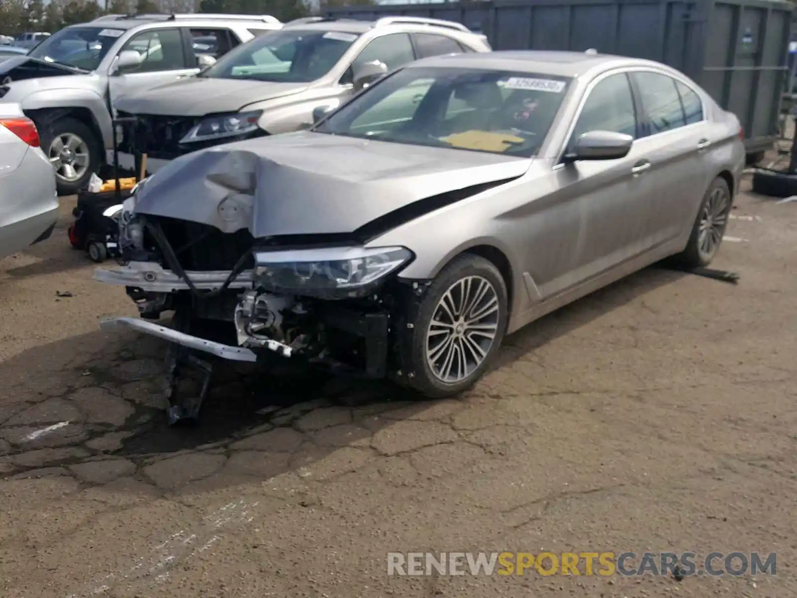 2 Photograph of a damaged car WBAJA5C52KWW43789 BMW 5 SERIES 2019