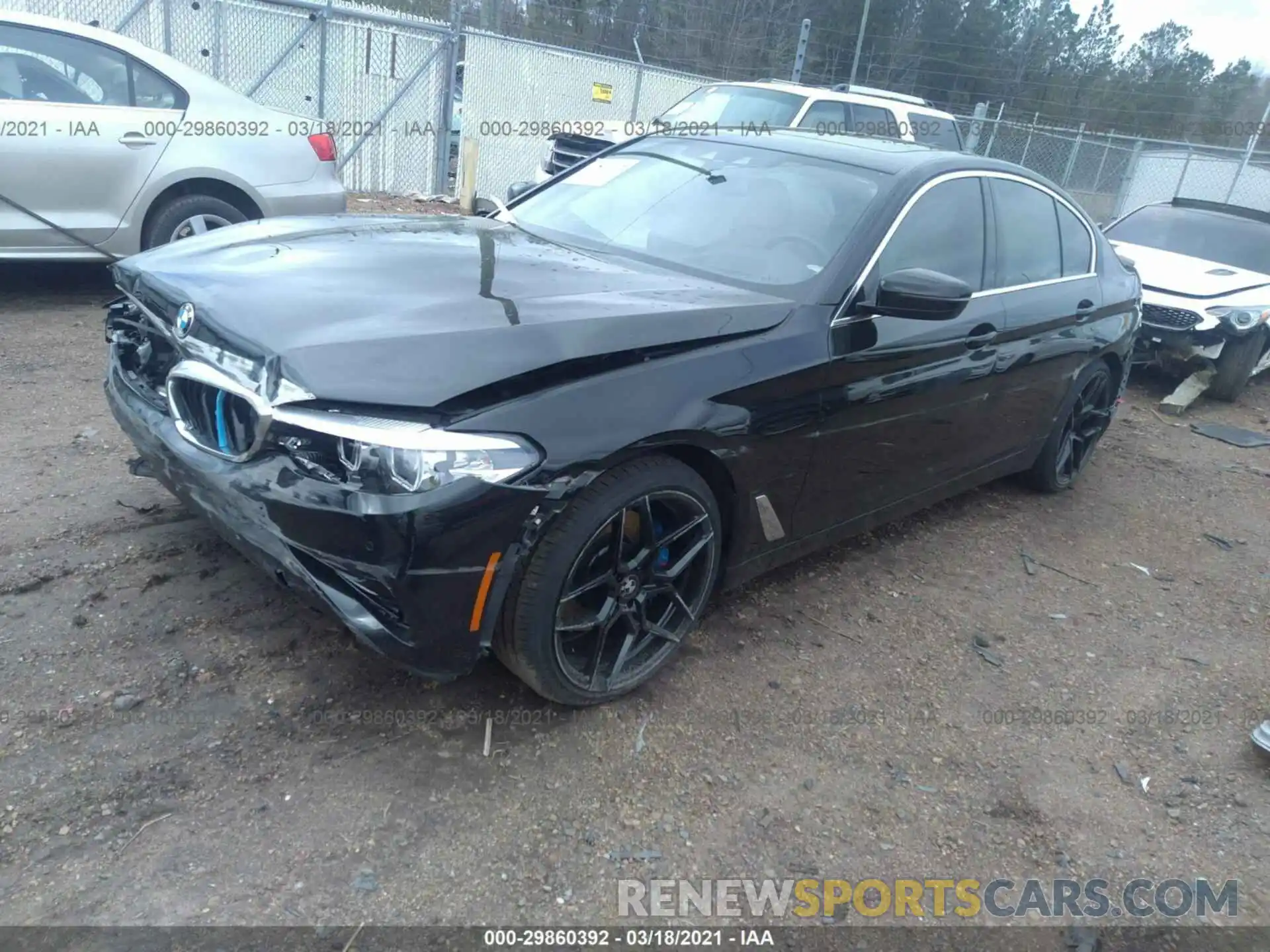 2 Photograph of a damaged car WBAJA5C52KWW46109 BMW 5 SERIES 2019