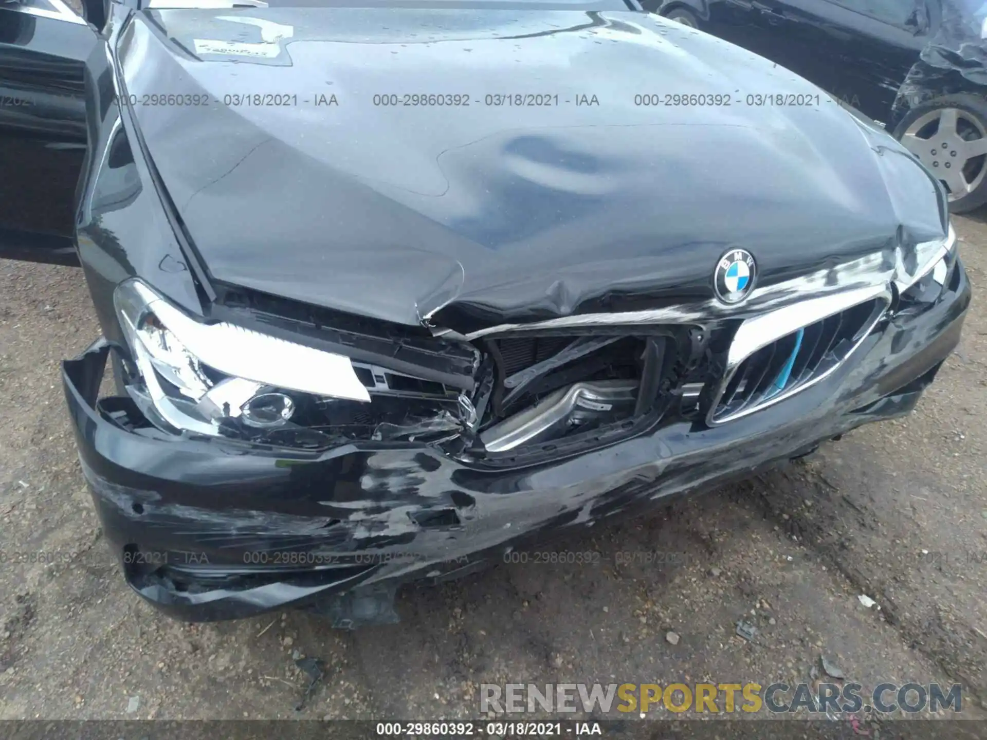 6 Photograph of a damaged car WBAJA5C52KWW46109 BMW 5 SERIES 2019