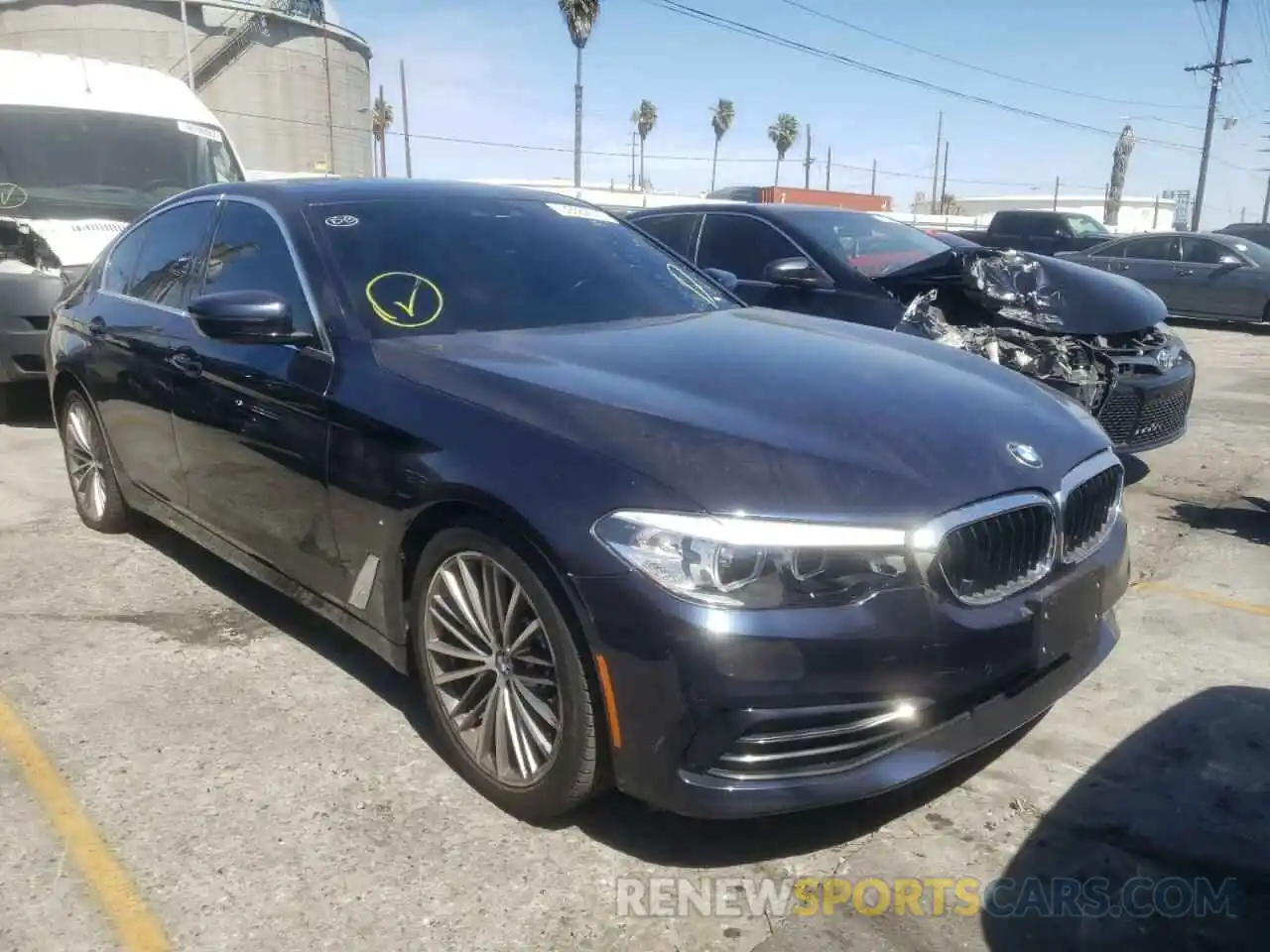 1 Photograph of a damaged car WBAJA5C52KWW49446 BMW 5 SERIES 2019