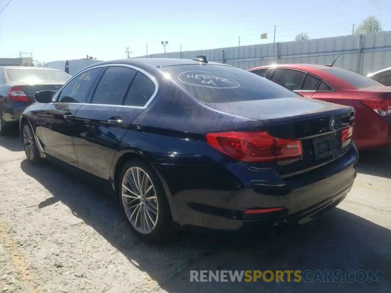 3 Photograph of a damaged car WBAJA5C52KWW49446 BMW 5 SERIES 2019