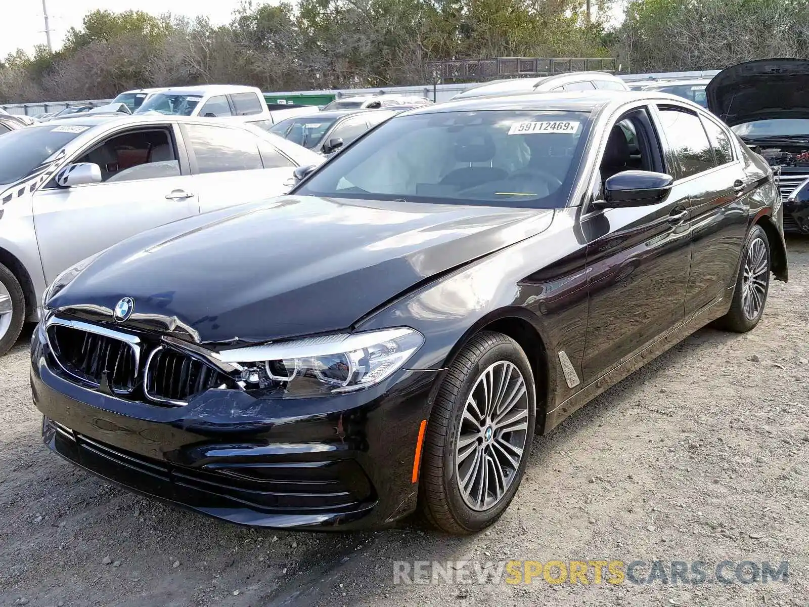 2 Photograph of a damaged car WBAJA5C53KBX46646 BMW 5 SERIES 2019