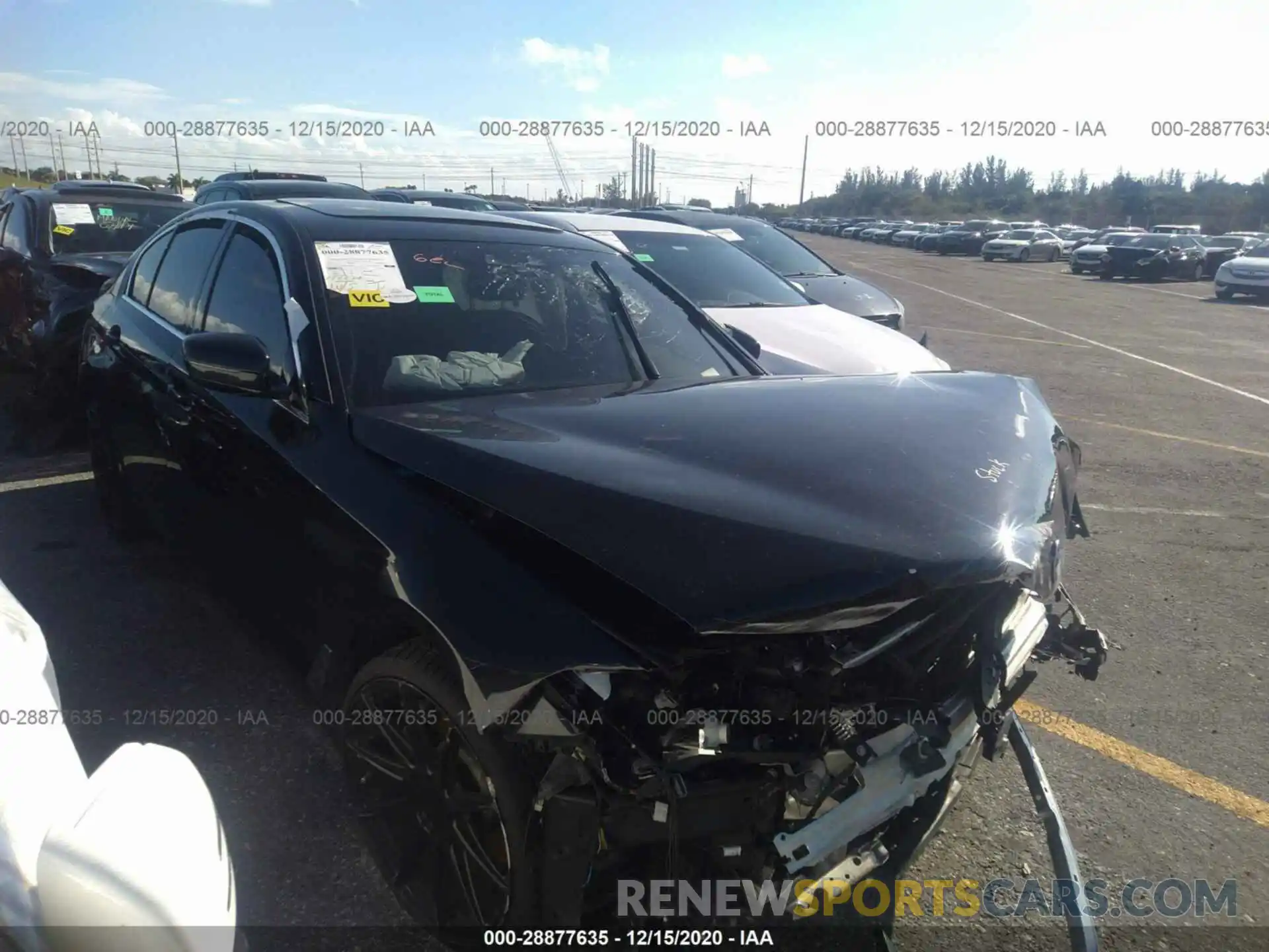 1 Photograph of a damaged car WBAJA5C53KBX46811 BMW 5 SERIES 2019