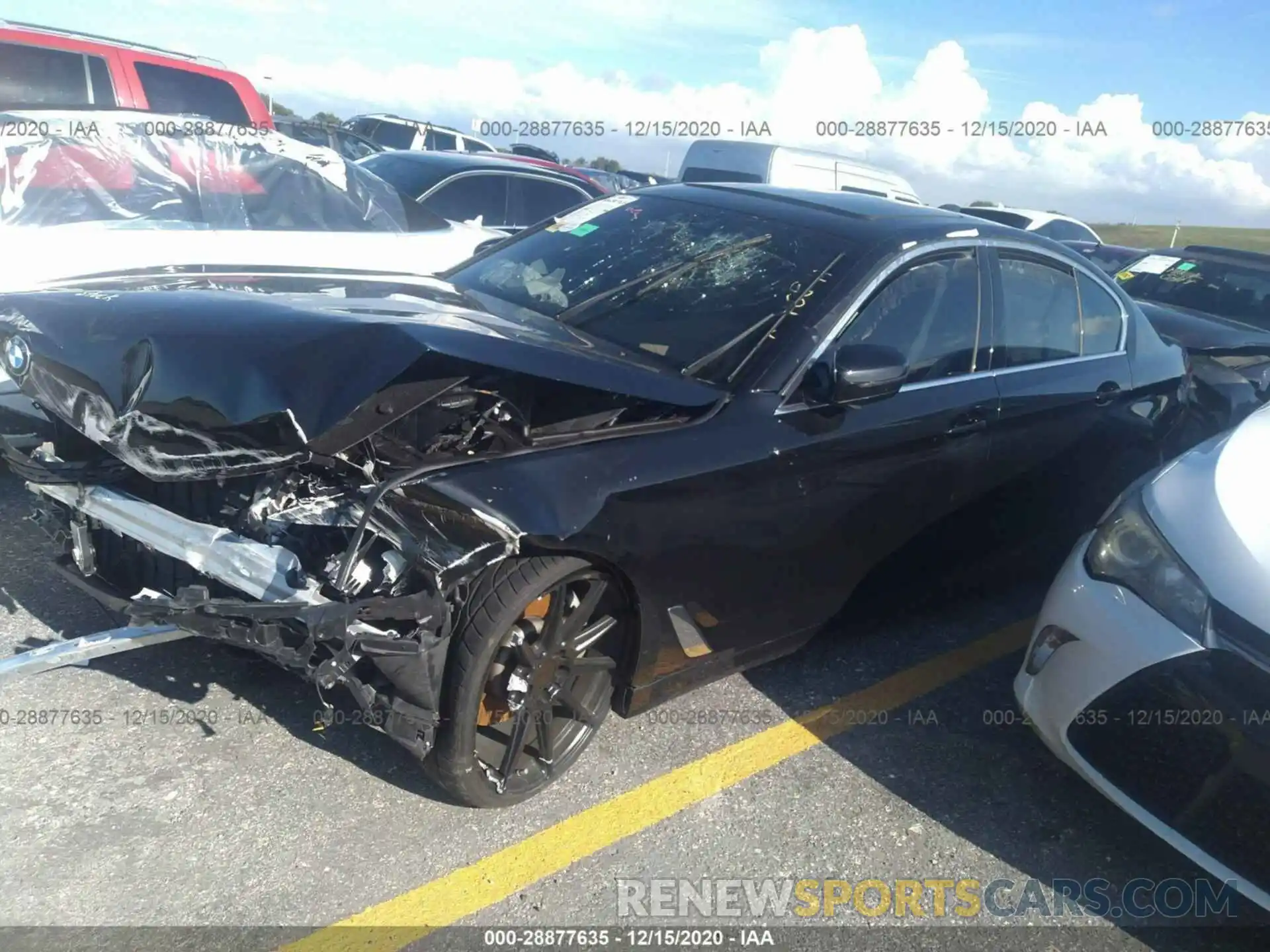 2 Photograph of a damaged car WBAJA5C53KBX46811 BMW 5 SERIES 2019