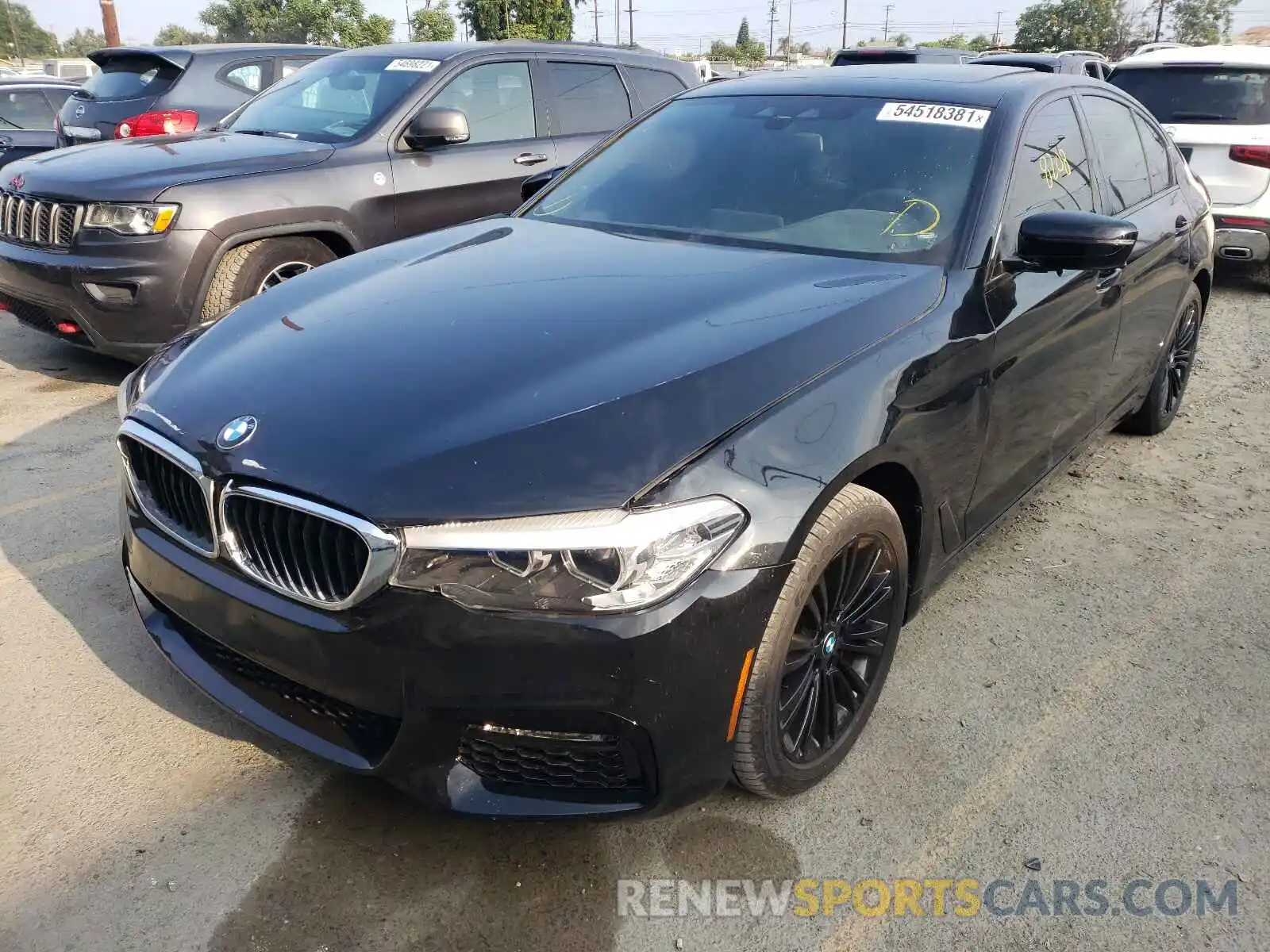 2 Photograph of a damaged car WBAJA5C53KBX49093 BMW 5 SERIES 2019